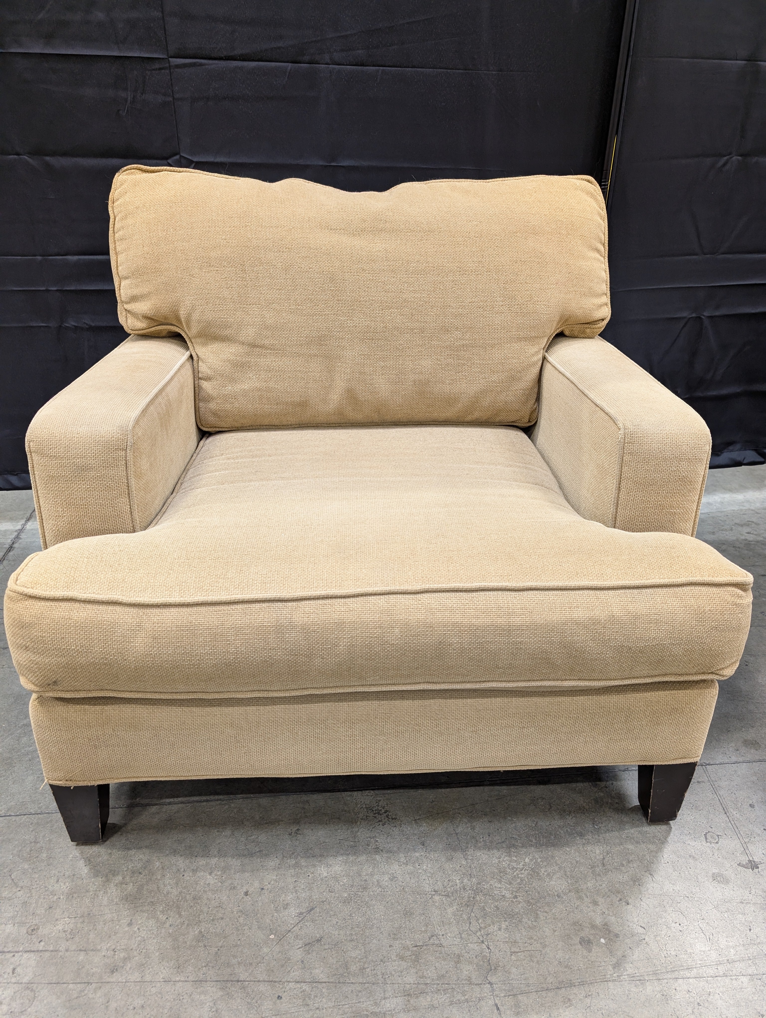 Neutral Tone Upholstered Arm Chair Component - Image 6