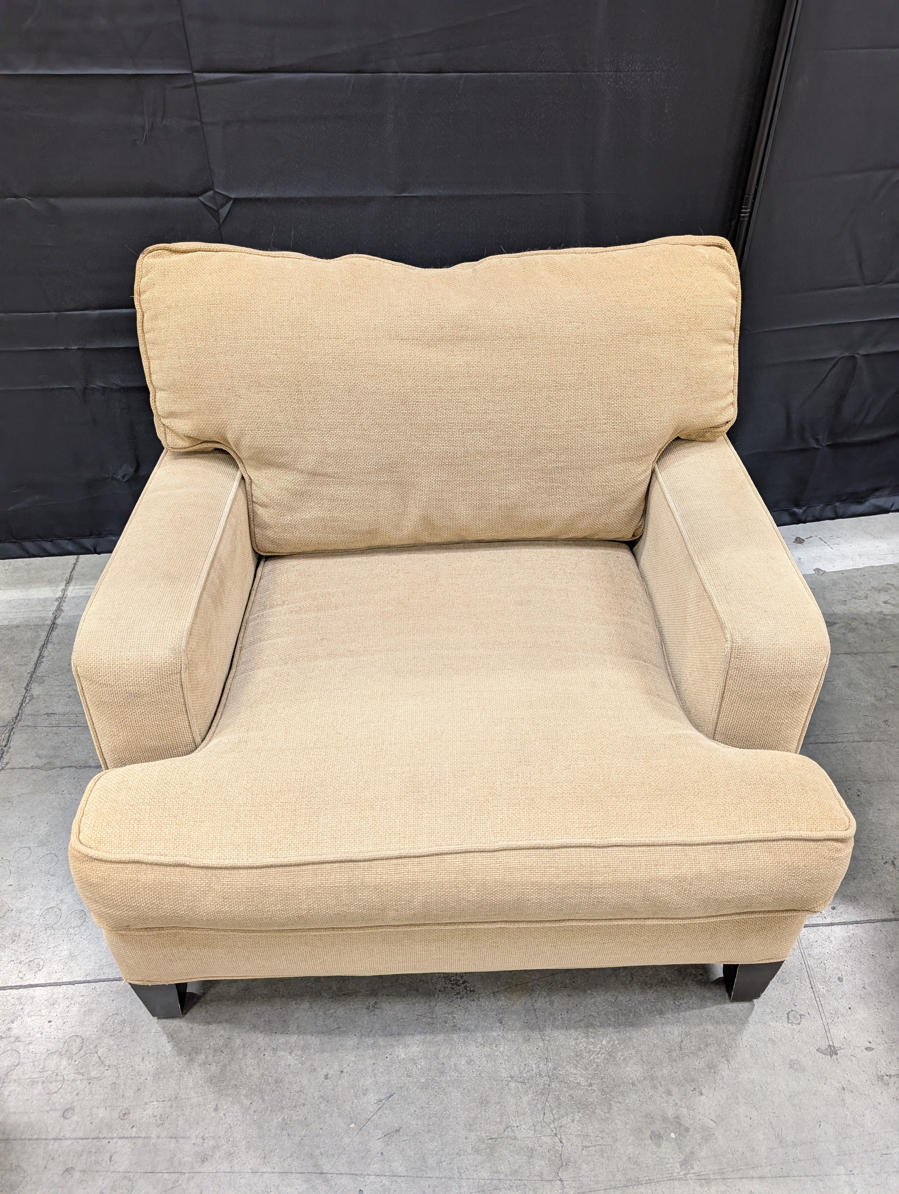 Neutral Tone Upholstered Arm Chair Component - Image 7