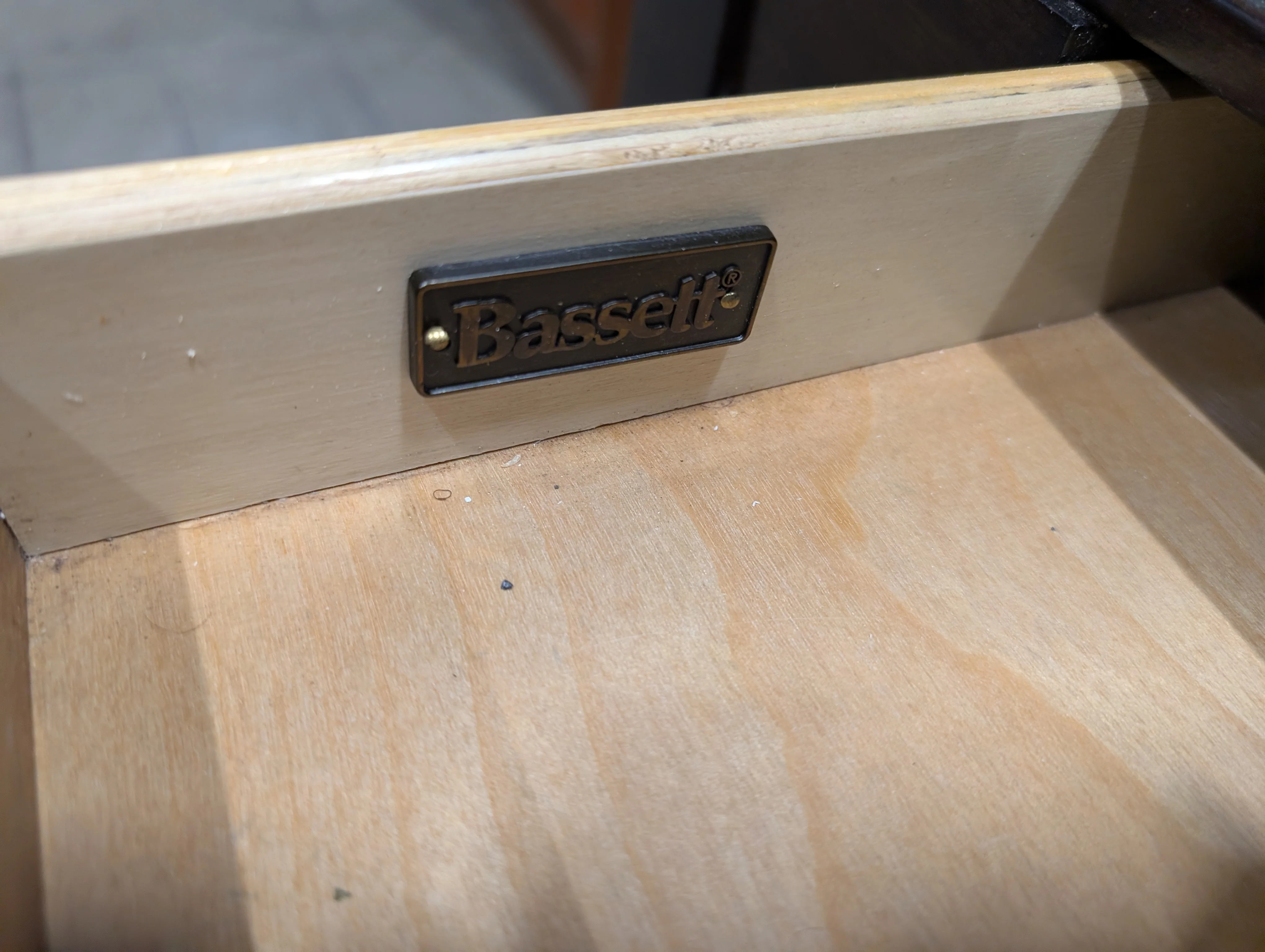 BASSETT Coffee Table with Storage Drawers and Lower Shelf - Image 3