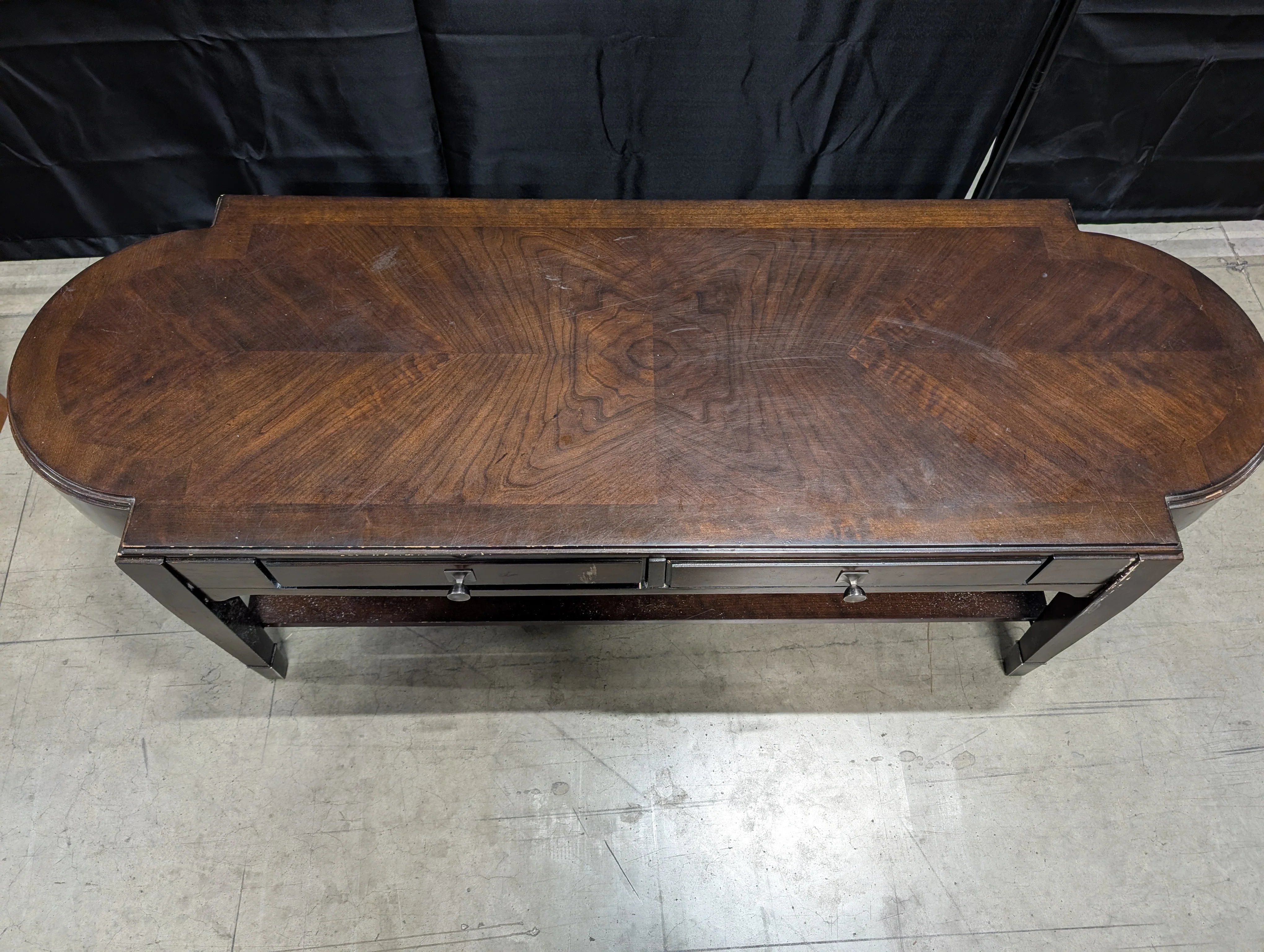 BASSETT Coffee Table with Storage Drawers and Lower Shelf - Image 6