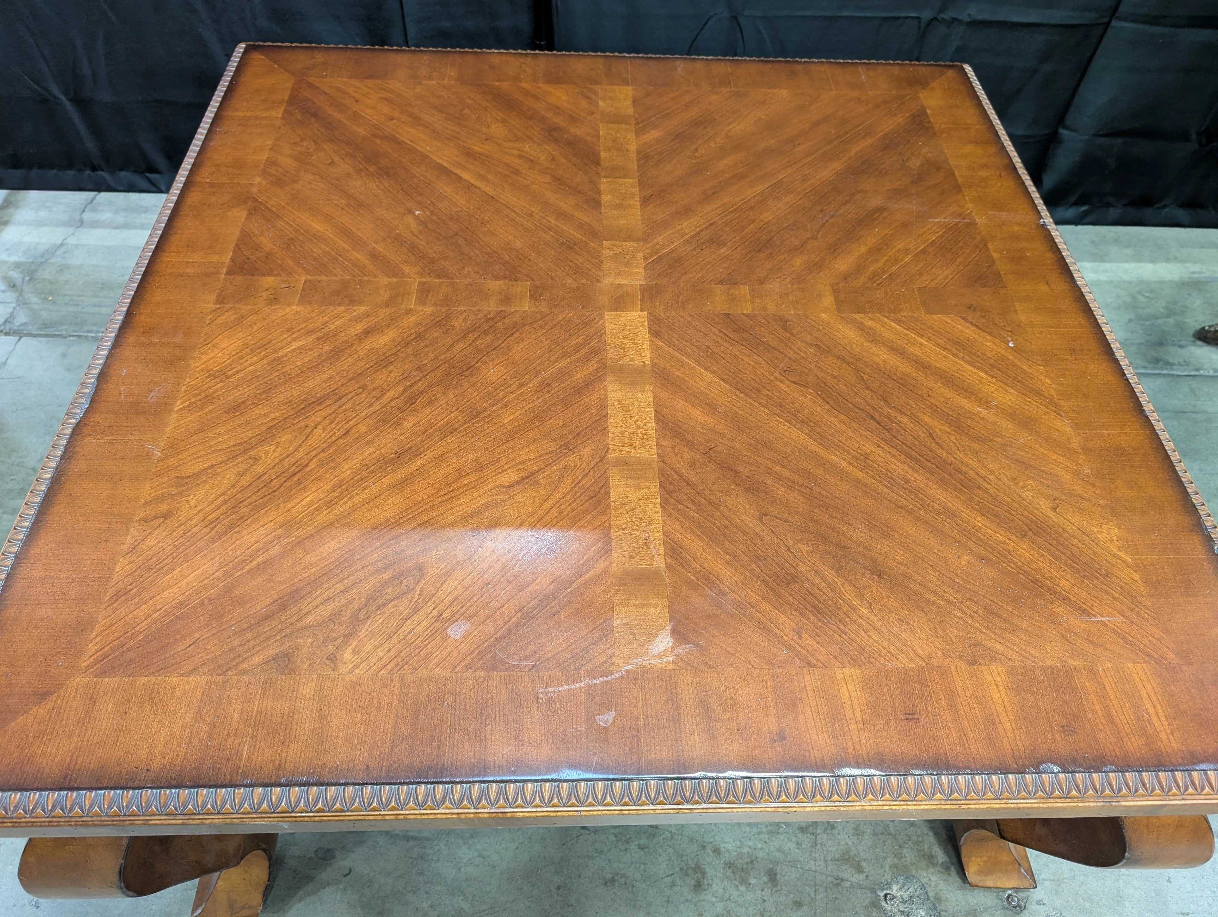 Century Furniture Clive Square Wood Cocktail Table - Image 3