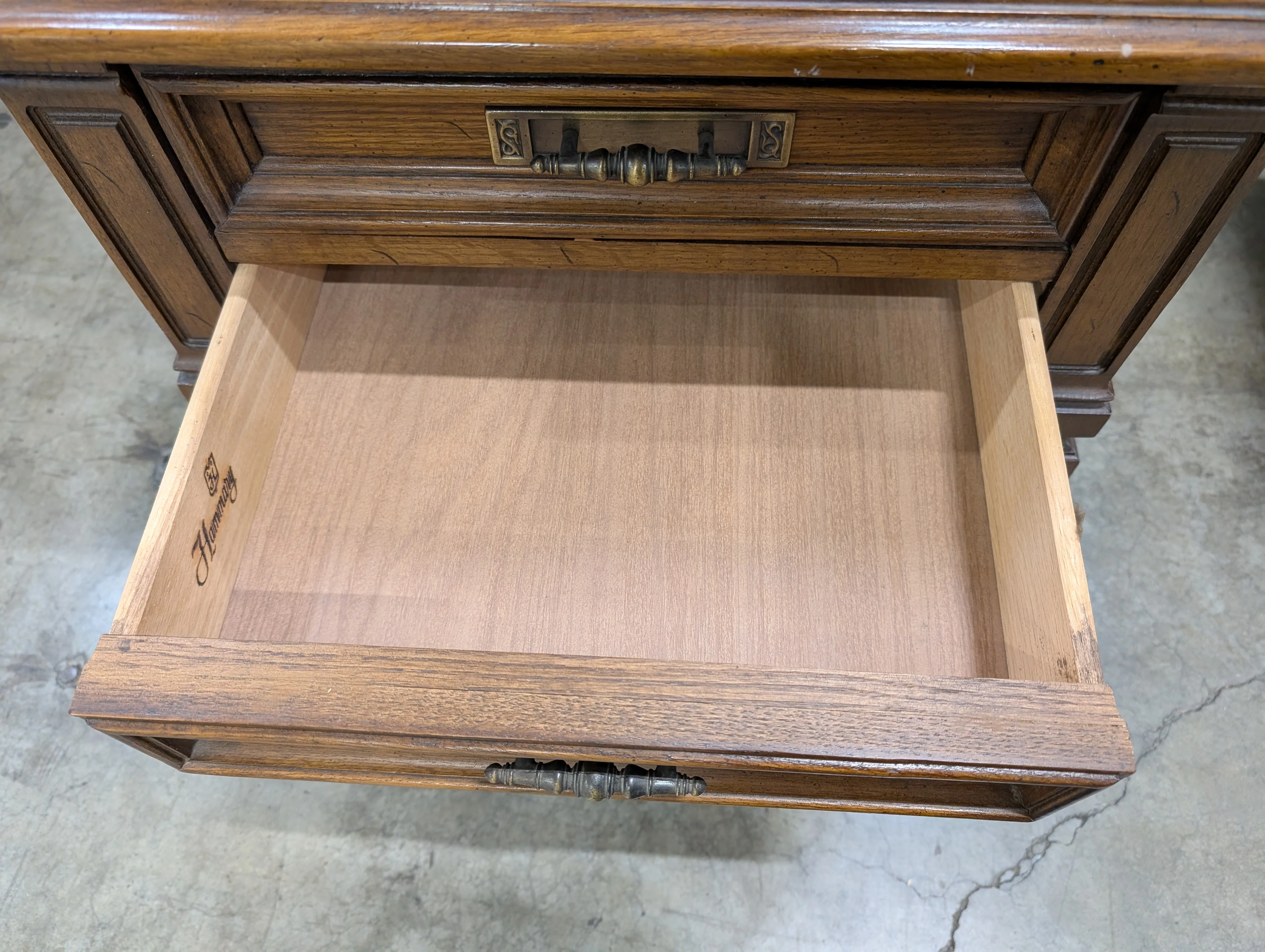Traditional Hammary Square Side Table with Lower Shelf - Image 8