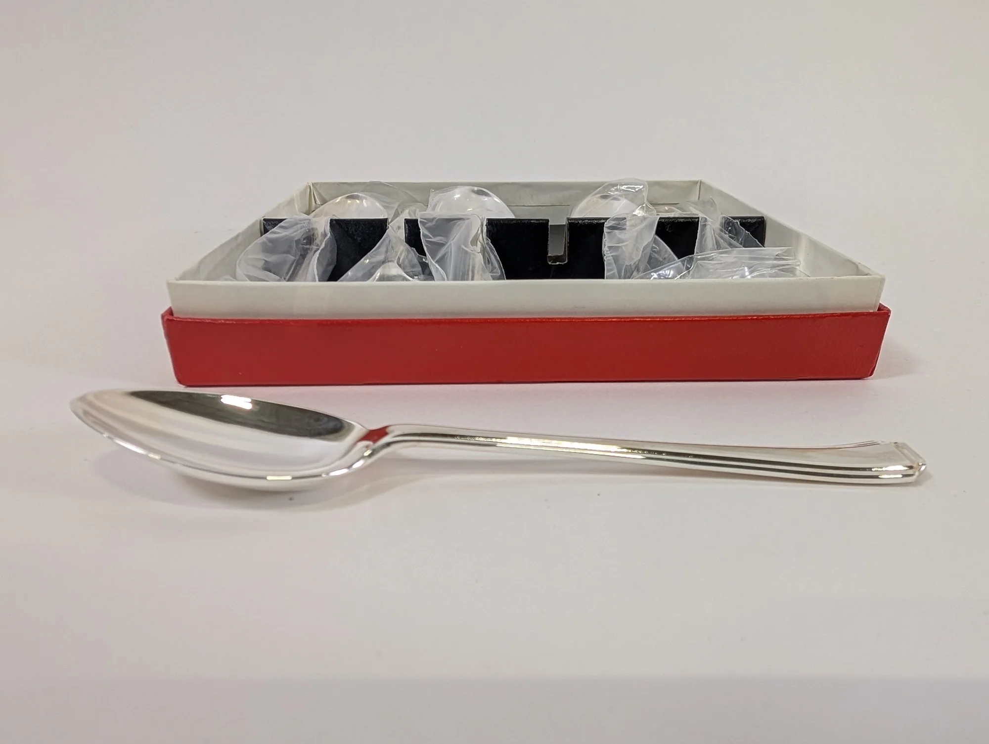 Vintage EPNS A1 Sheffield England Plated Dessert Spoons Set