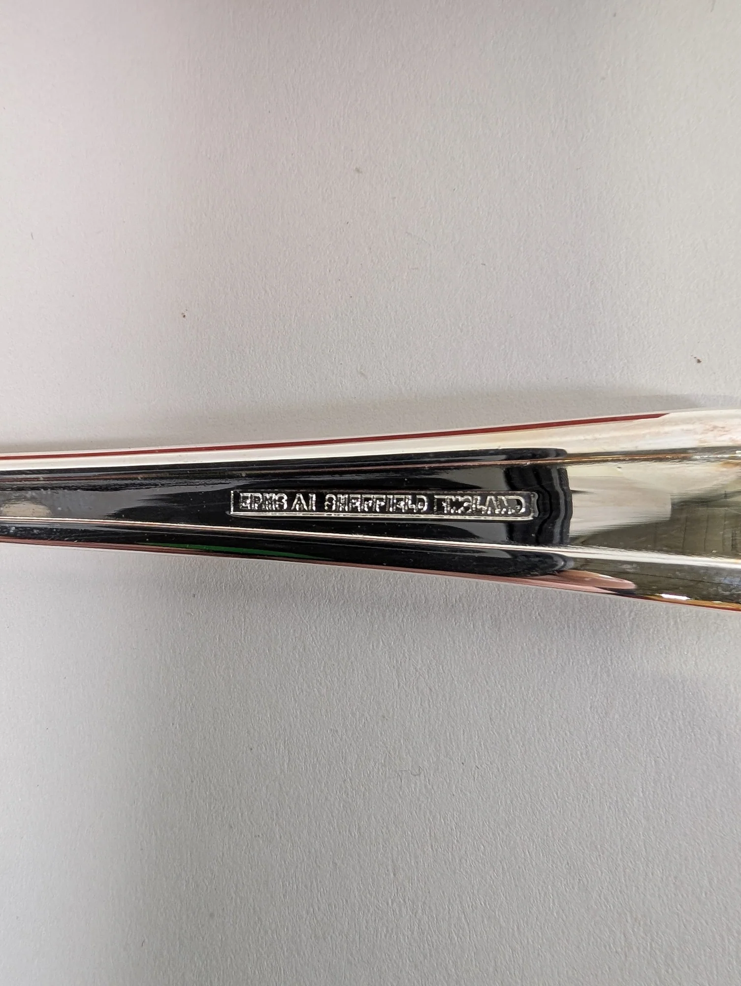 Vintage EPNS A1 Sheffield England Plated Dessert Spoons Set - Image 5