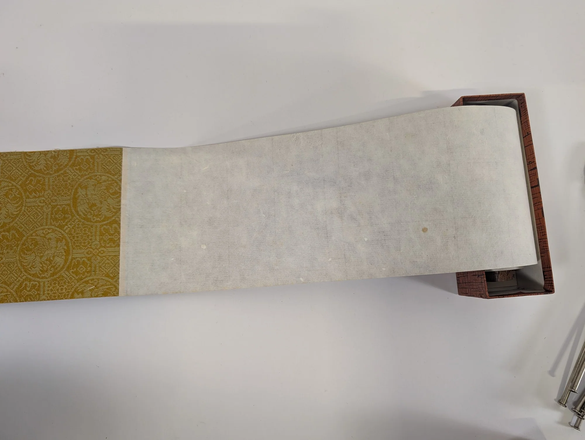Chinese Qing Court Qingming Shanghe Tu Art Scroll Reproduction - Image 3