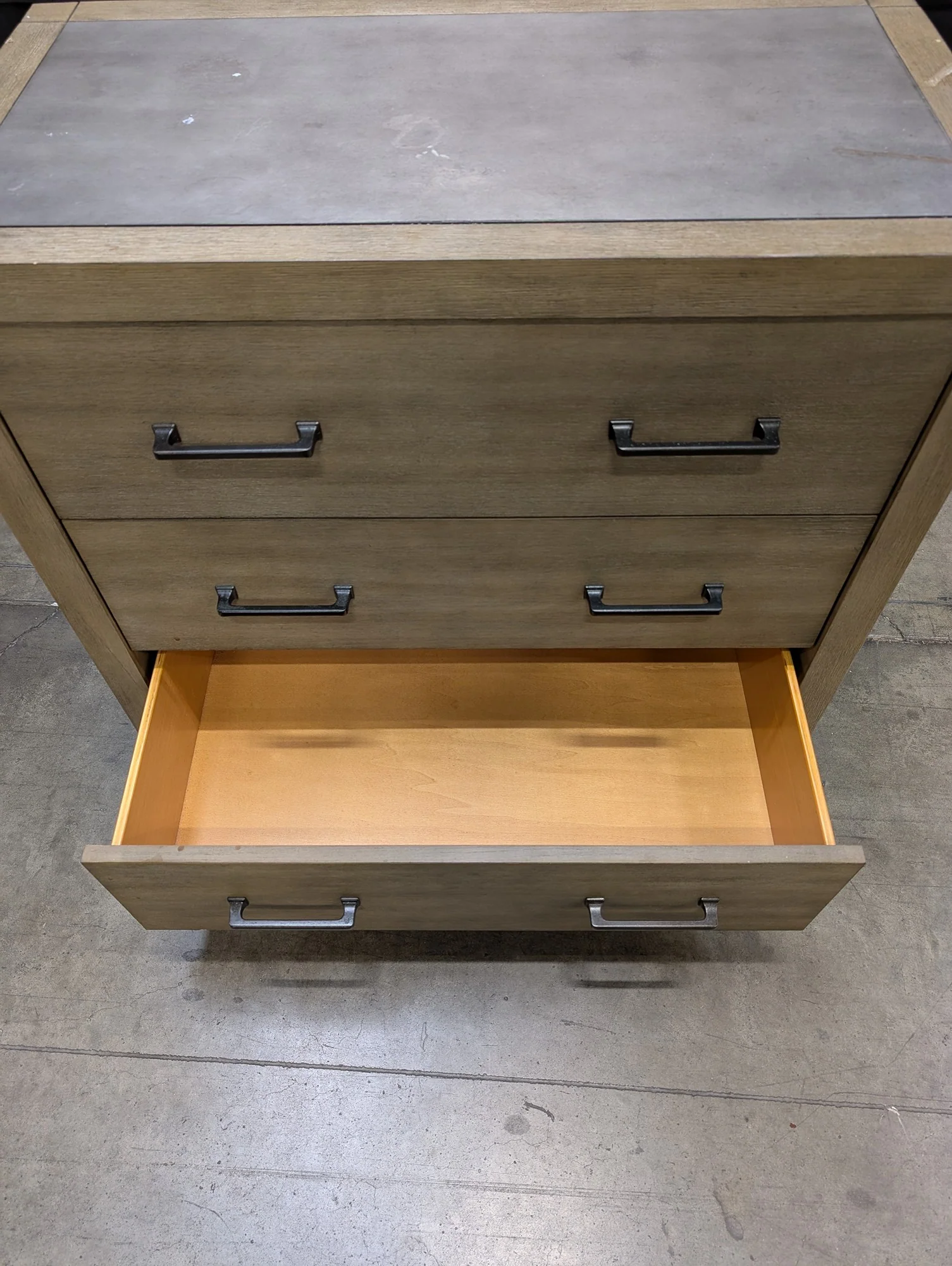 Rustic Three Drawer Dresser - Image 2