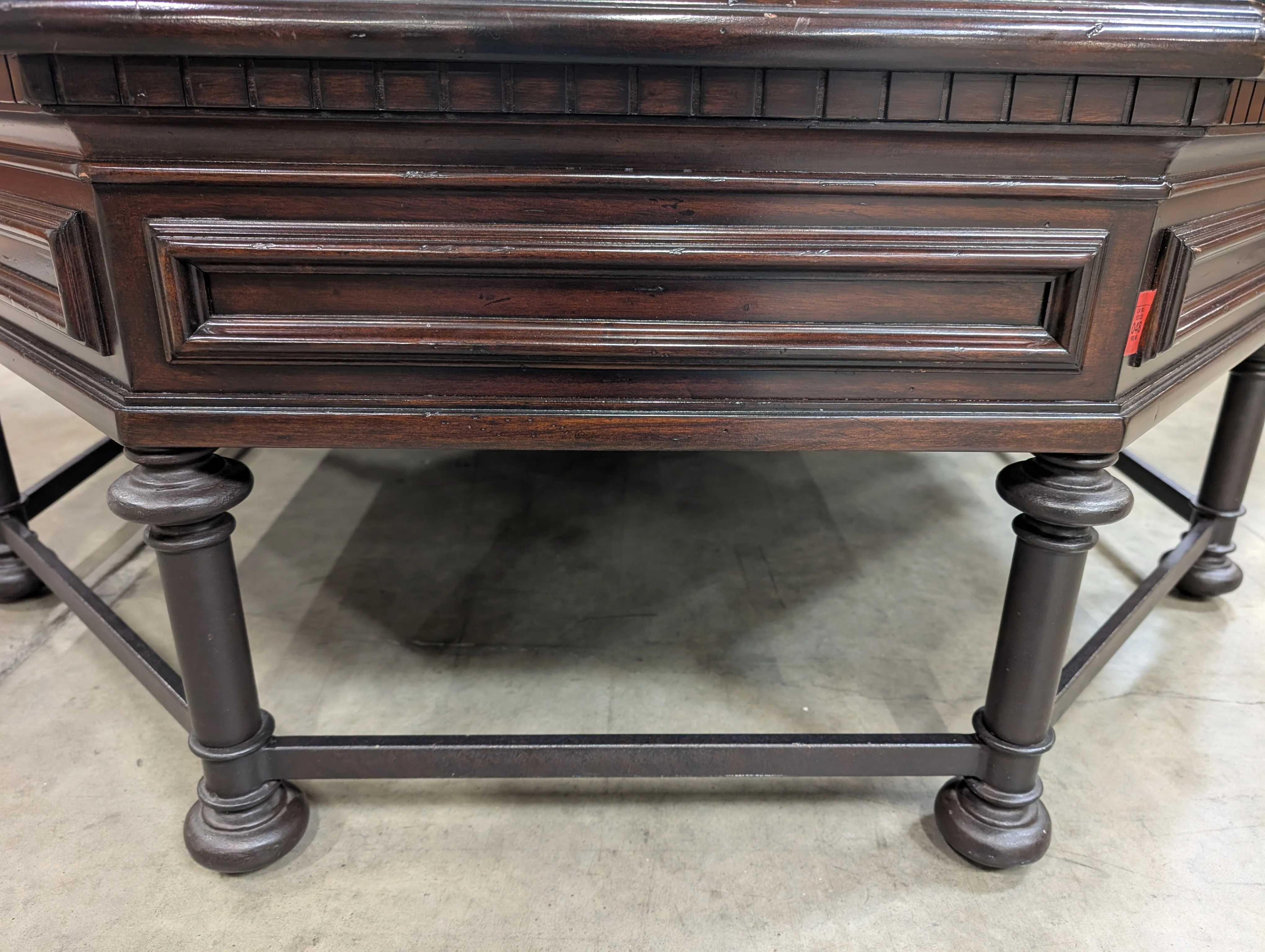 Hexagon Hardwood Coffee Table - Image 5