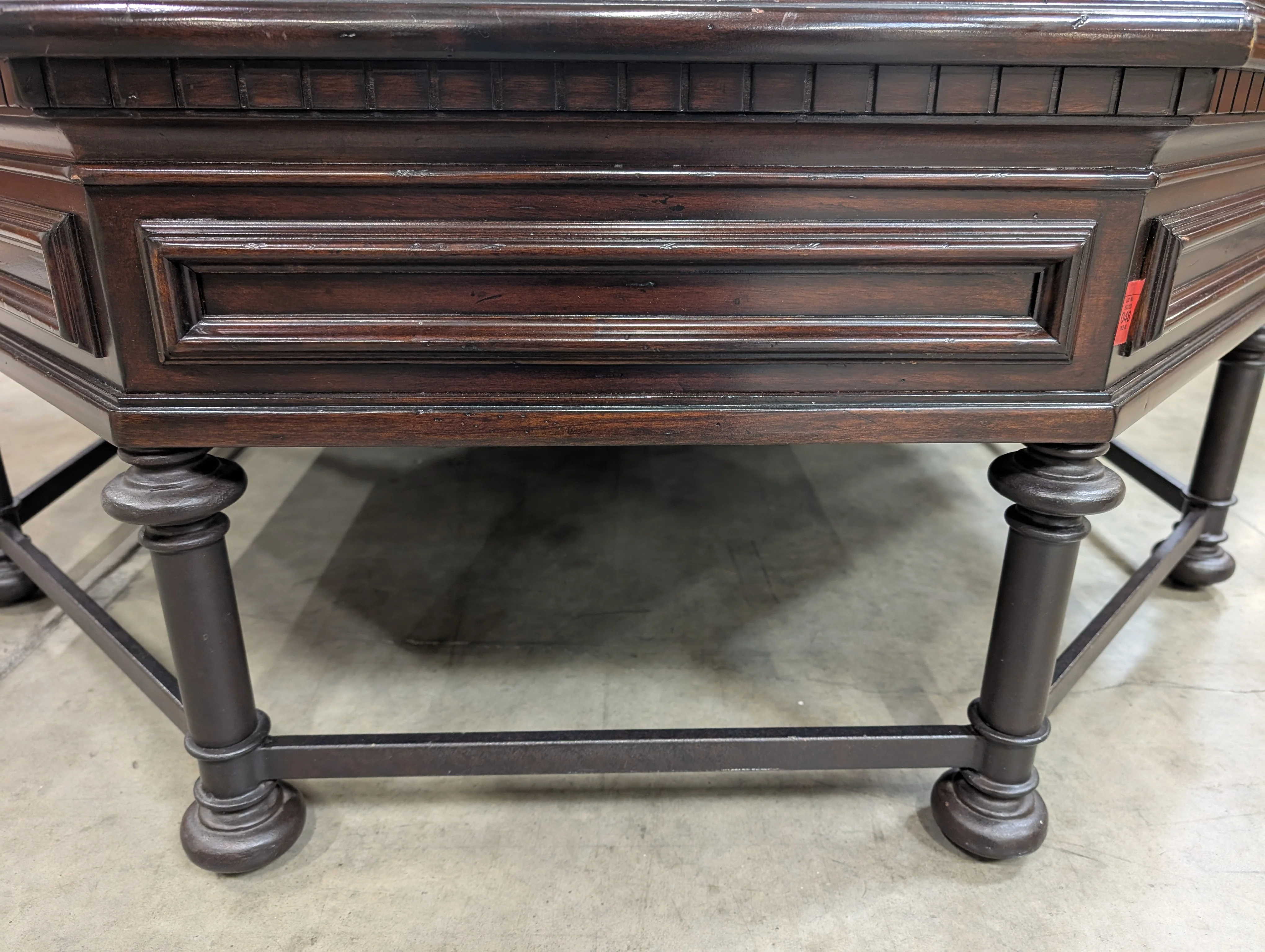 Hexagon Hardwood Coffee Table - Image 6