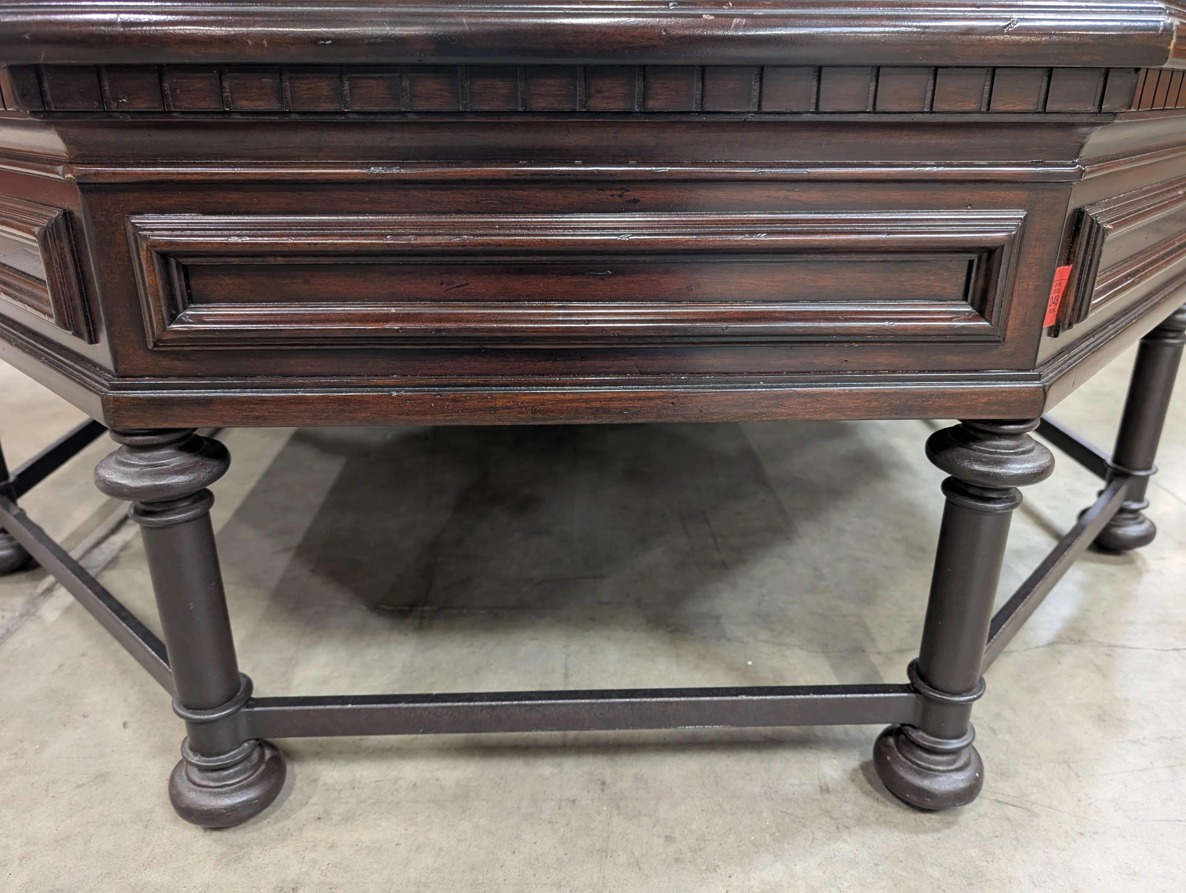 Hexagon Hardwood Coffee Table - Image 7