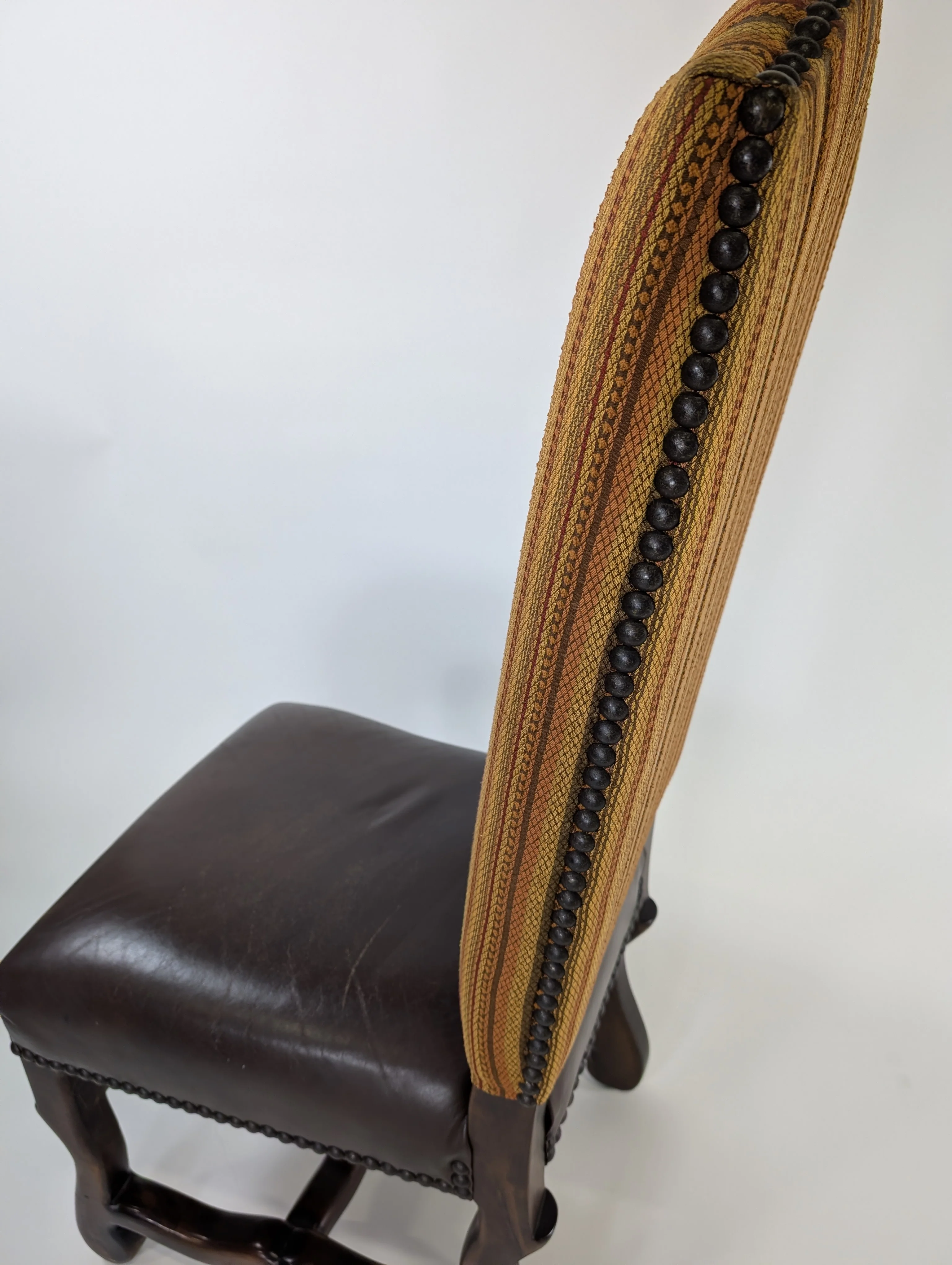 Four Traditional High-Back Dining Chairs - Image 10