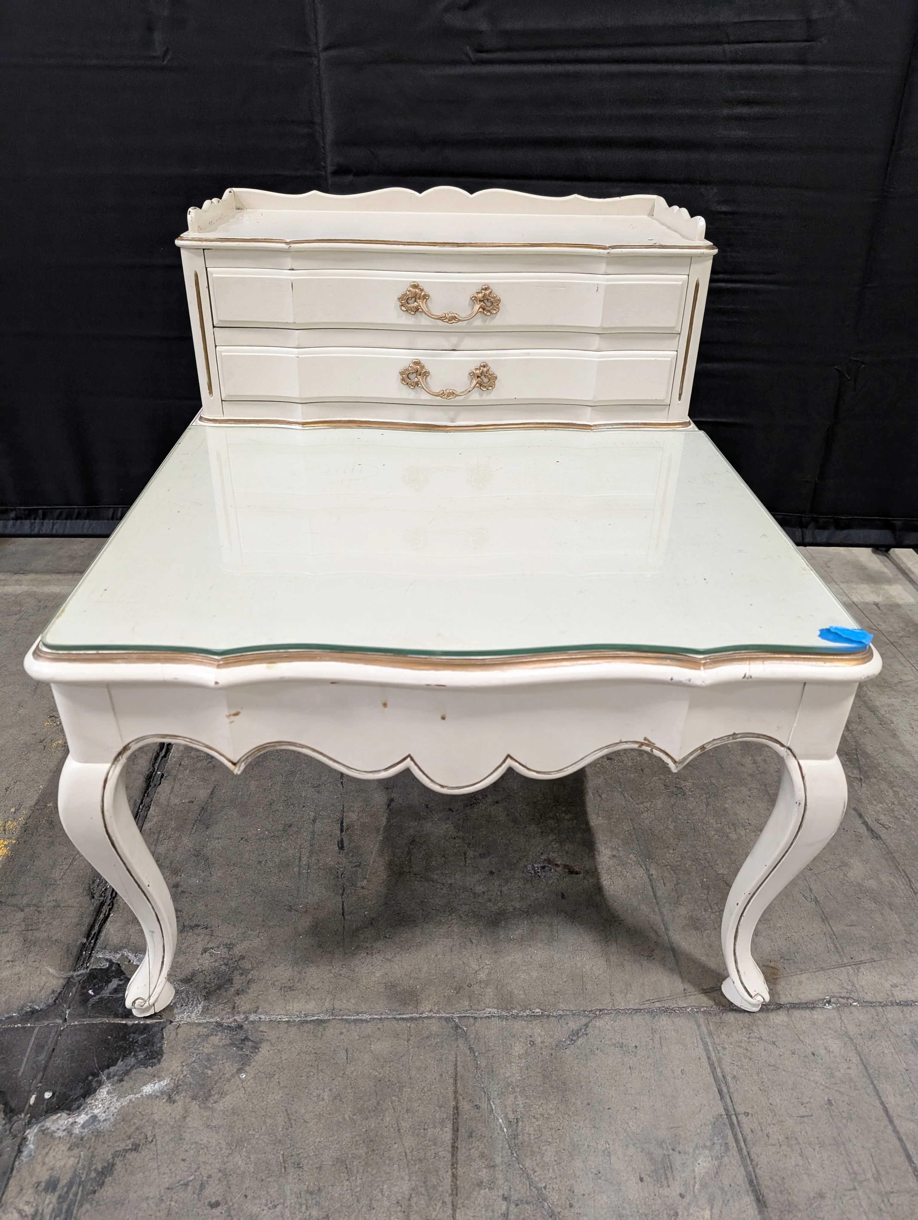 Nightstand with Curved Legs
