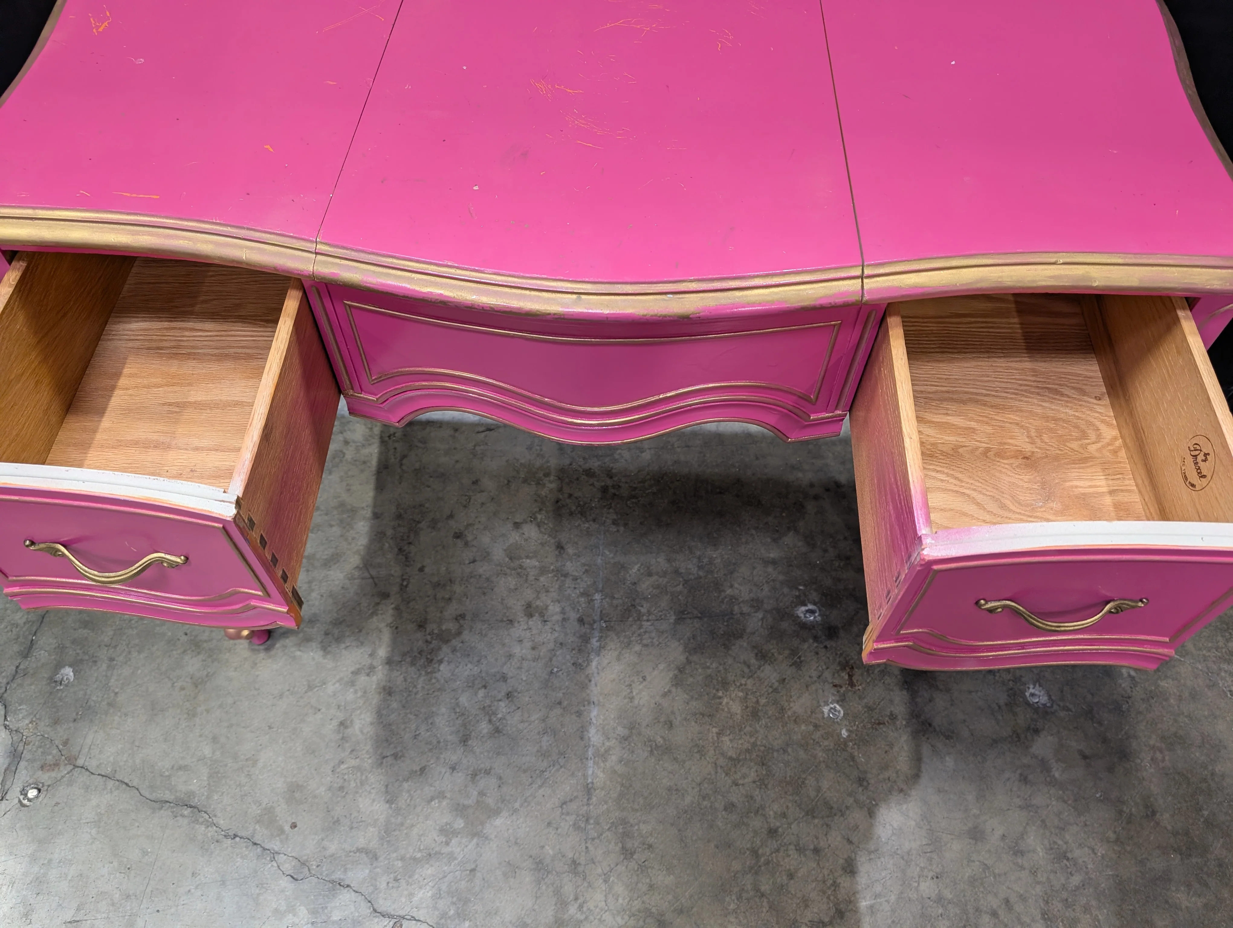 Pink and Gold Vanity - Image 3