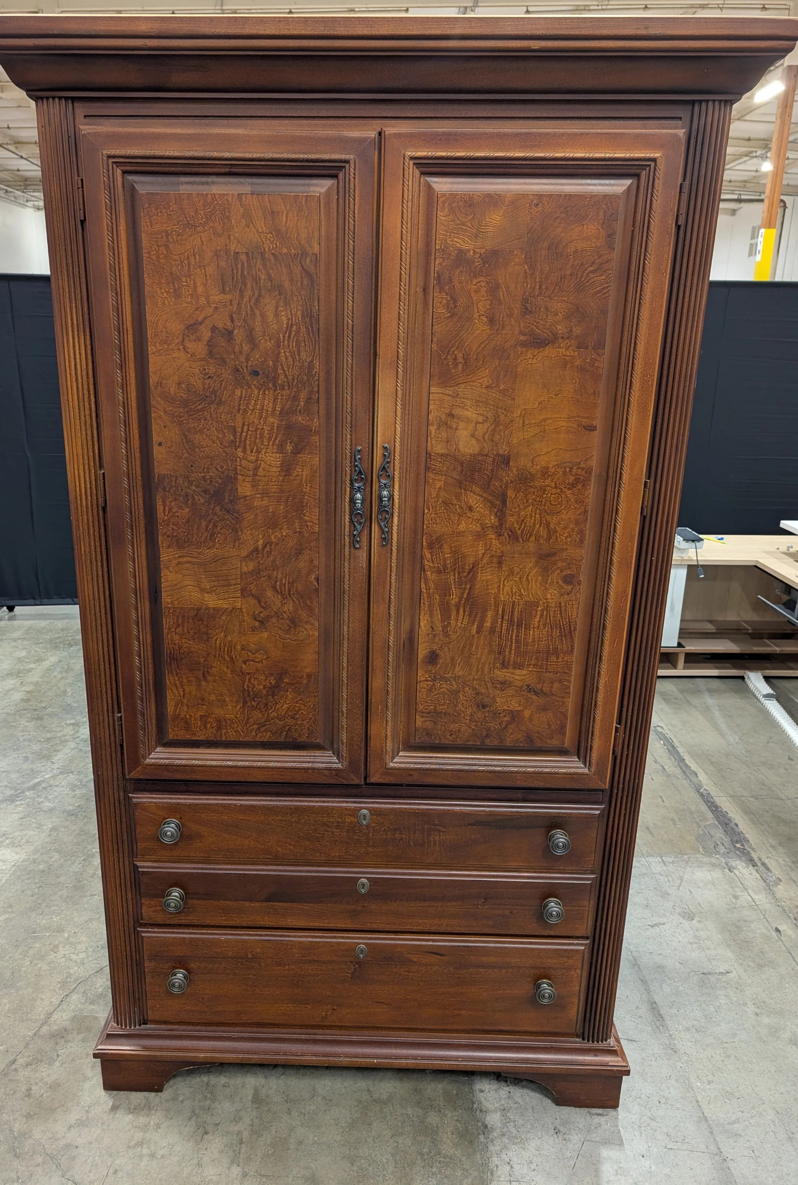 Vaughan Furniture Company TV Armoire with Drawers - Image 3