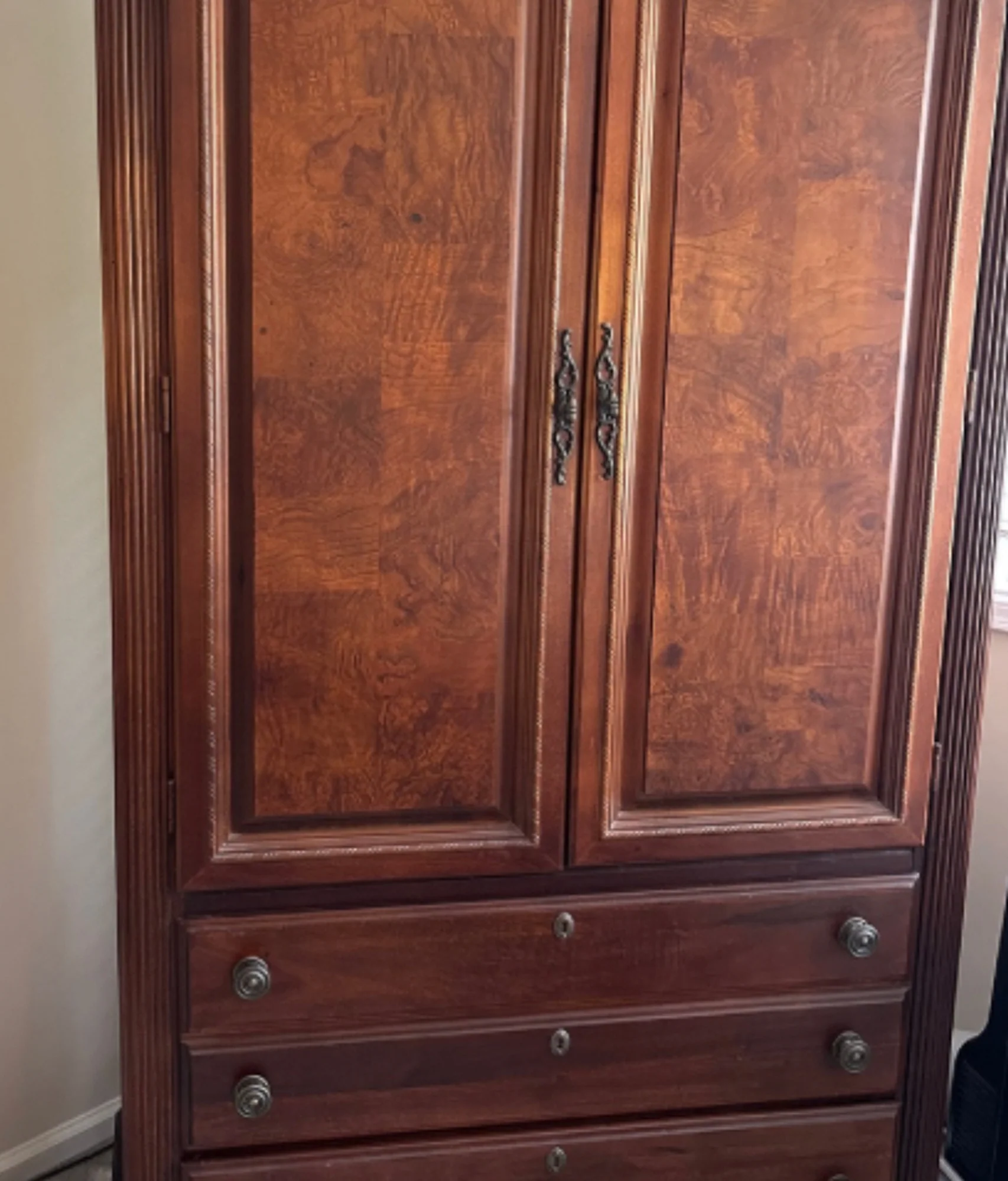 Vaughan Furniture Company TV Armoire with Drawers - Image 6