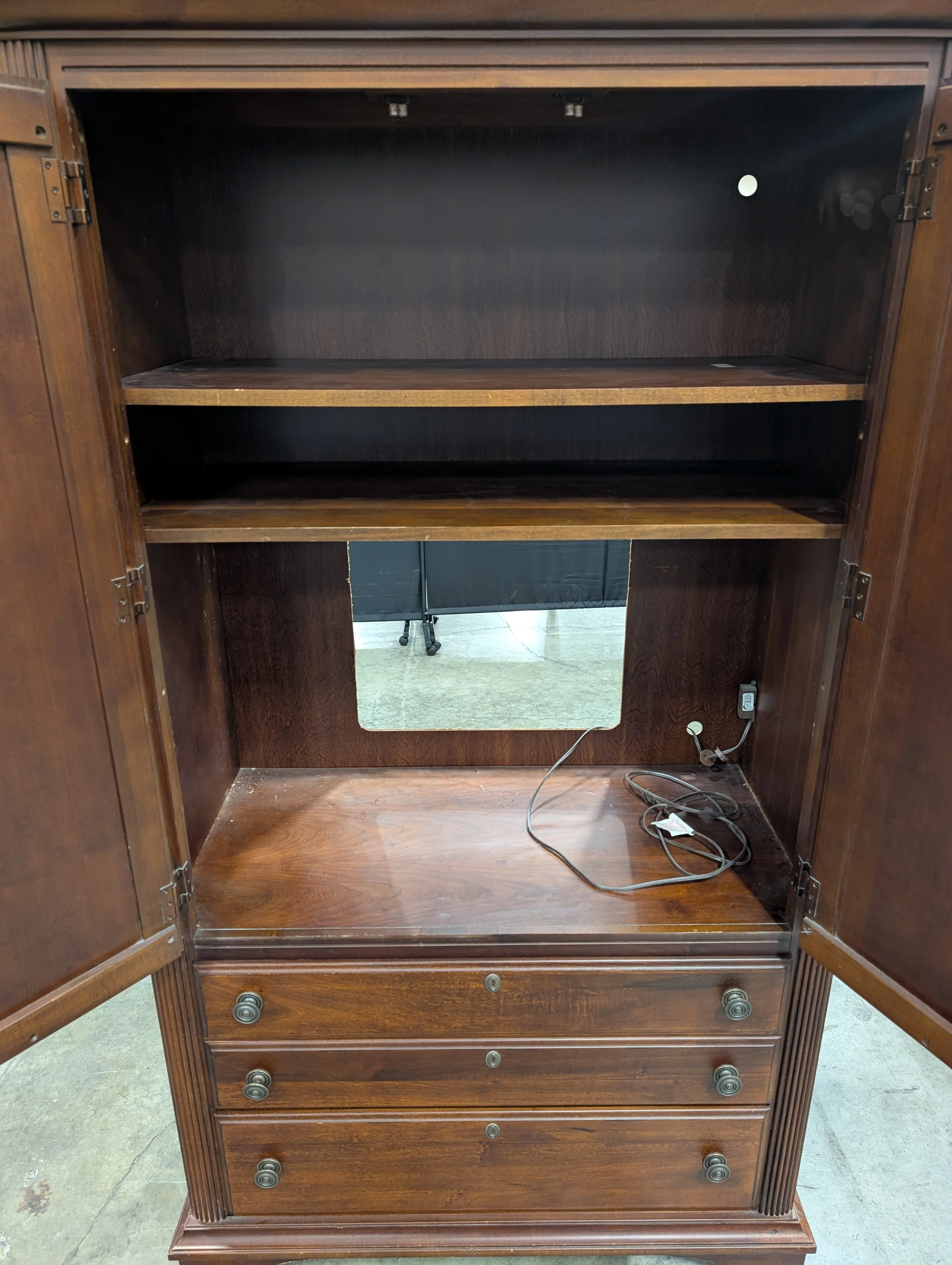 Vaughan Furniture Company TV Armoire with Drawers - Image 7