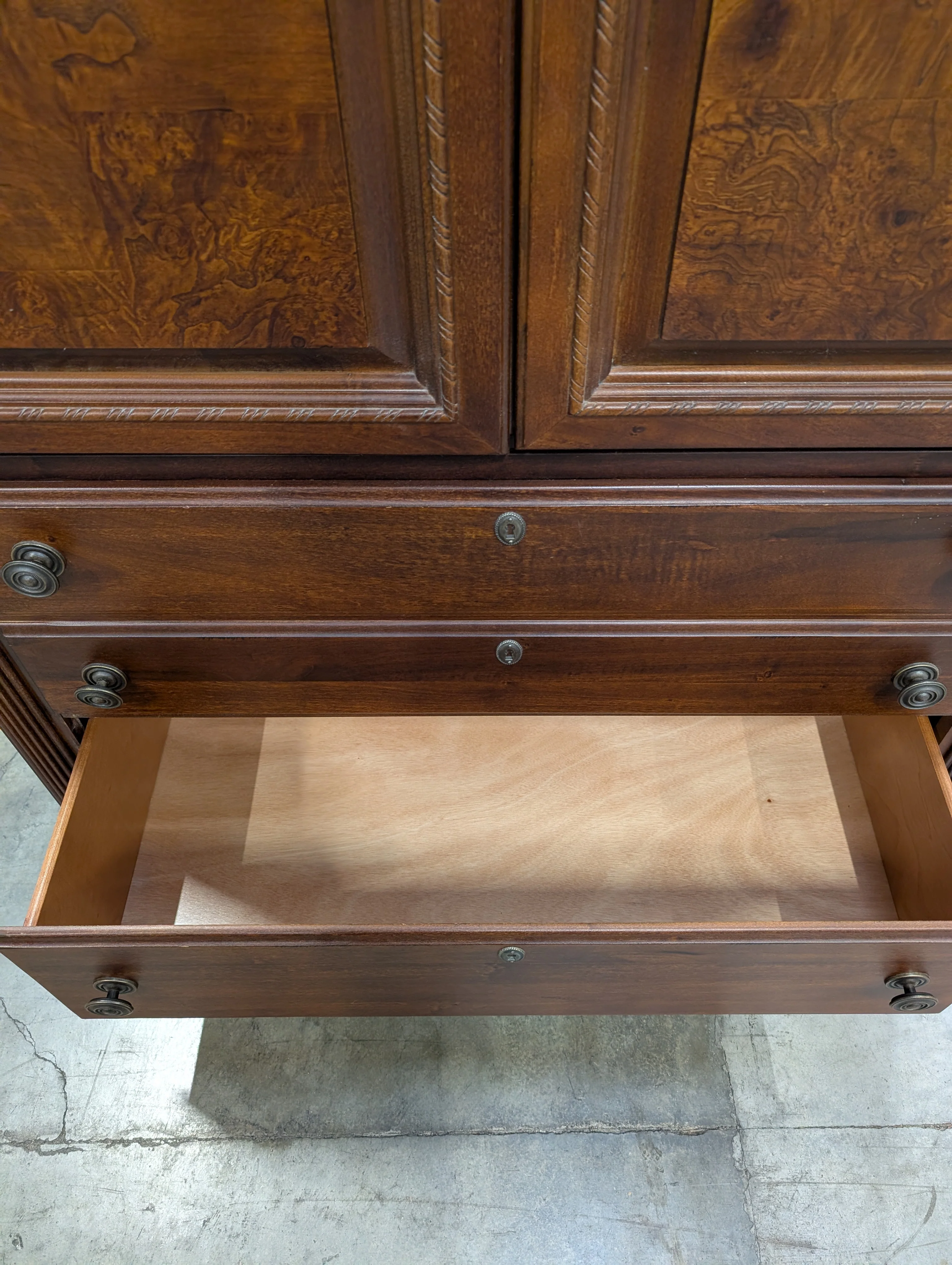 Vaughan Furniture Company TV Armoire with Drawers - Image 8