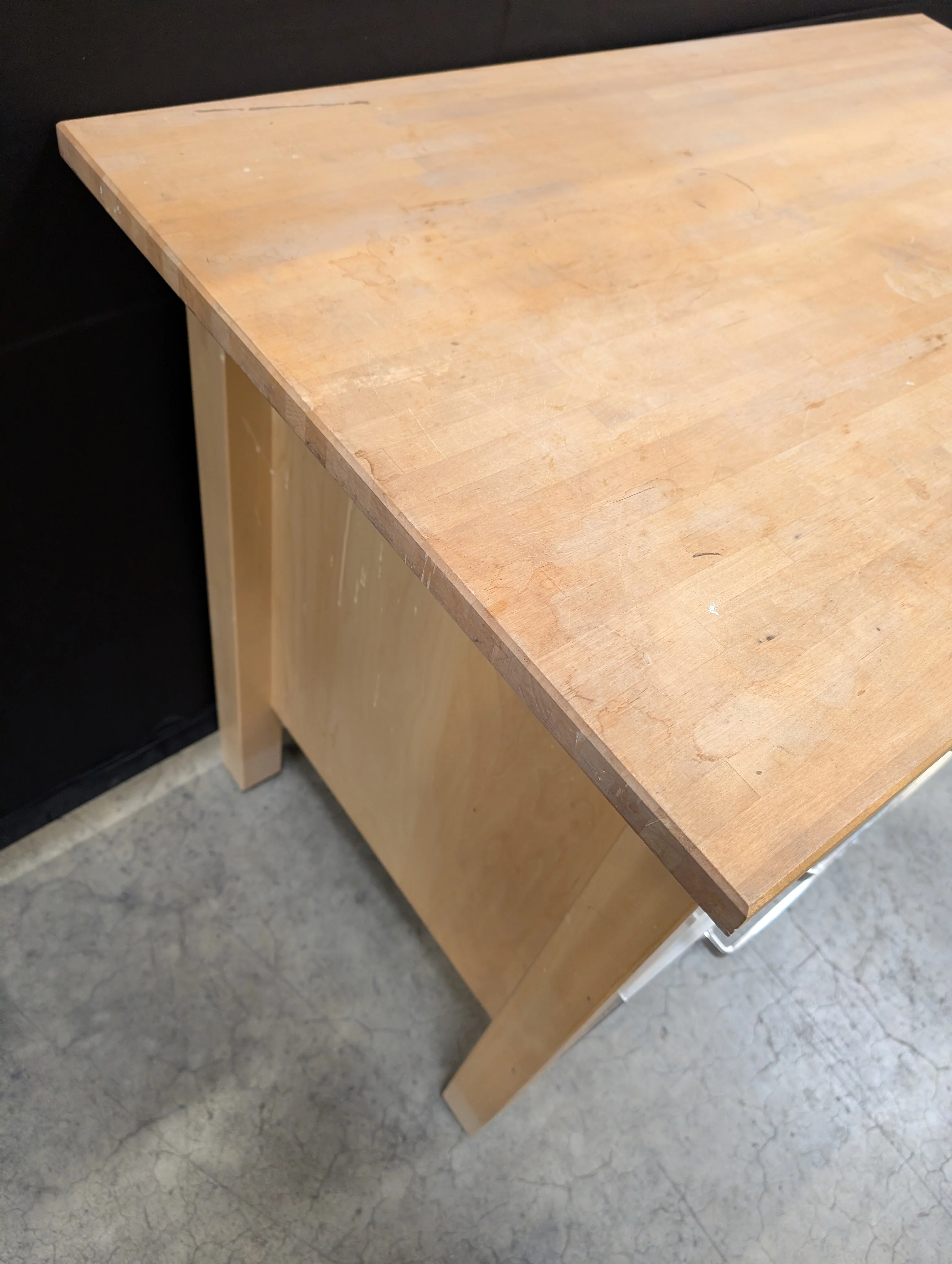 Functional Wooden Desk with Three Storage Drawers - Image 4