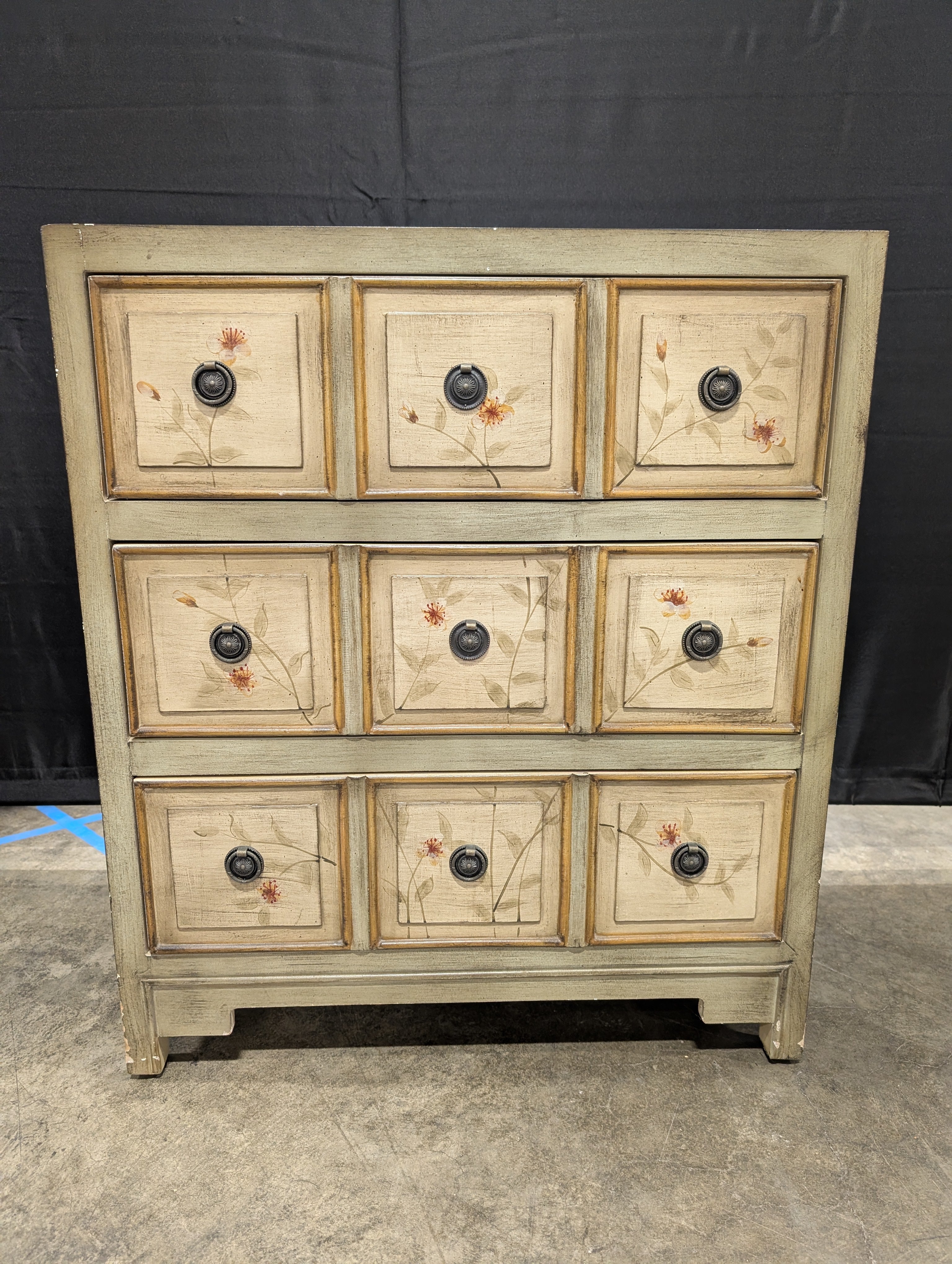 Apothecary Style Three Drawer Accent Chest - Image 7