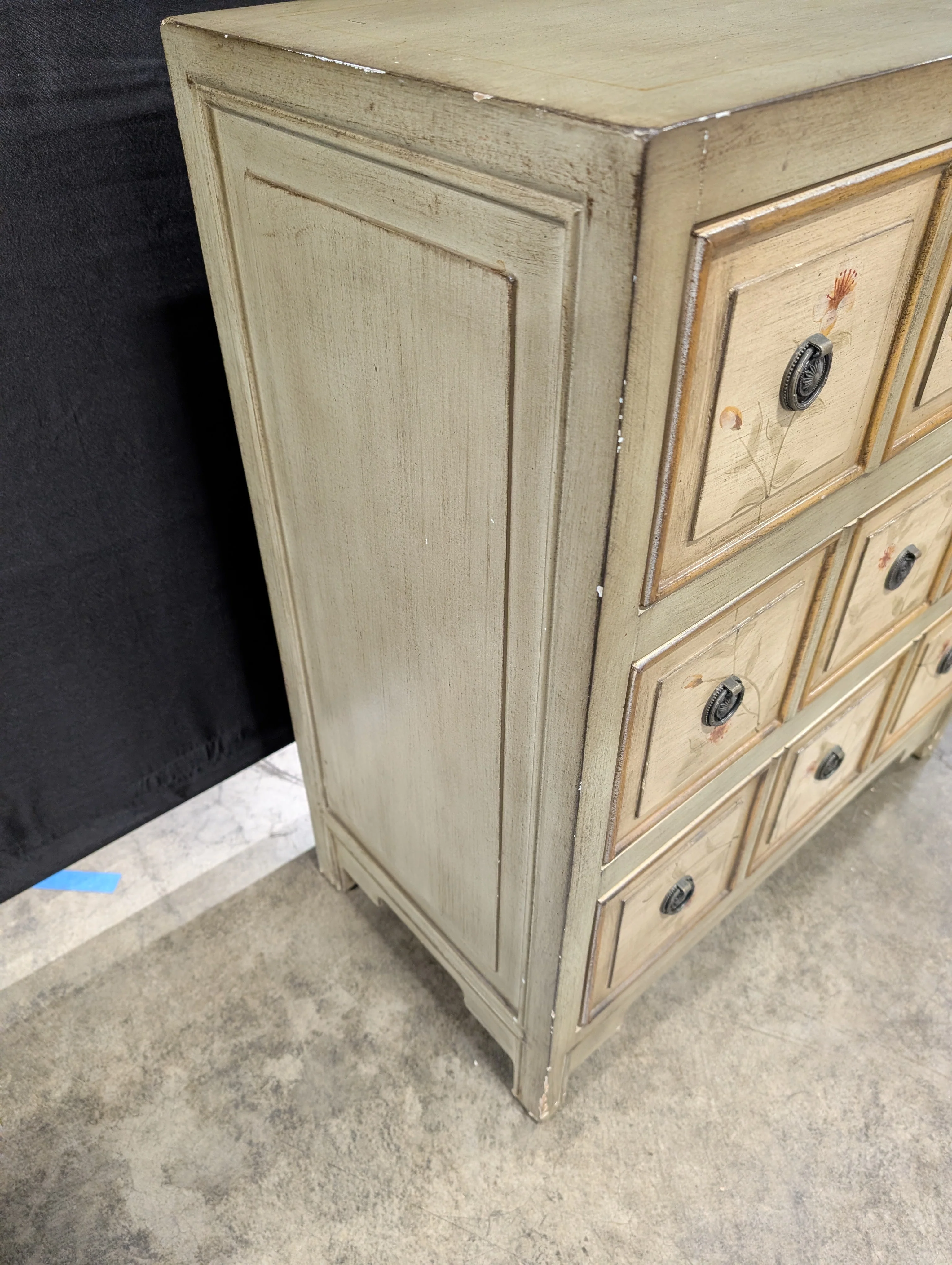 Apothecary Style Three Drawer Accent Chest - Image 8