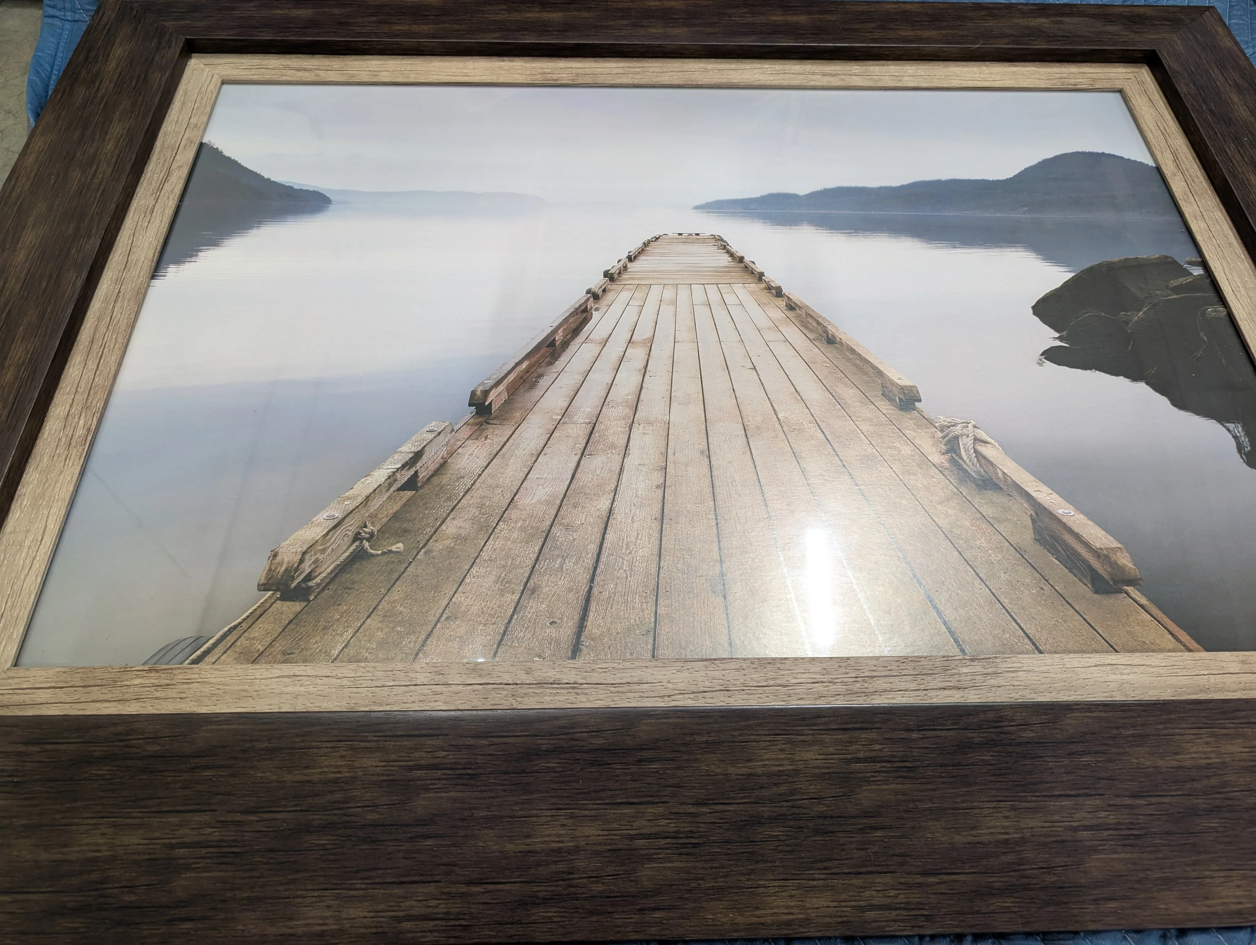 Wooden Framed Dock Landscape