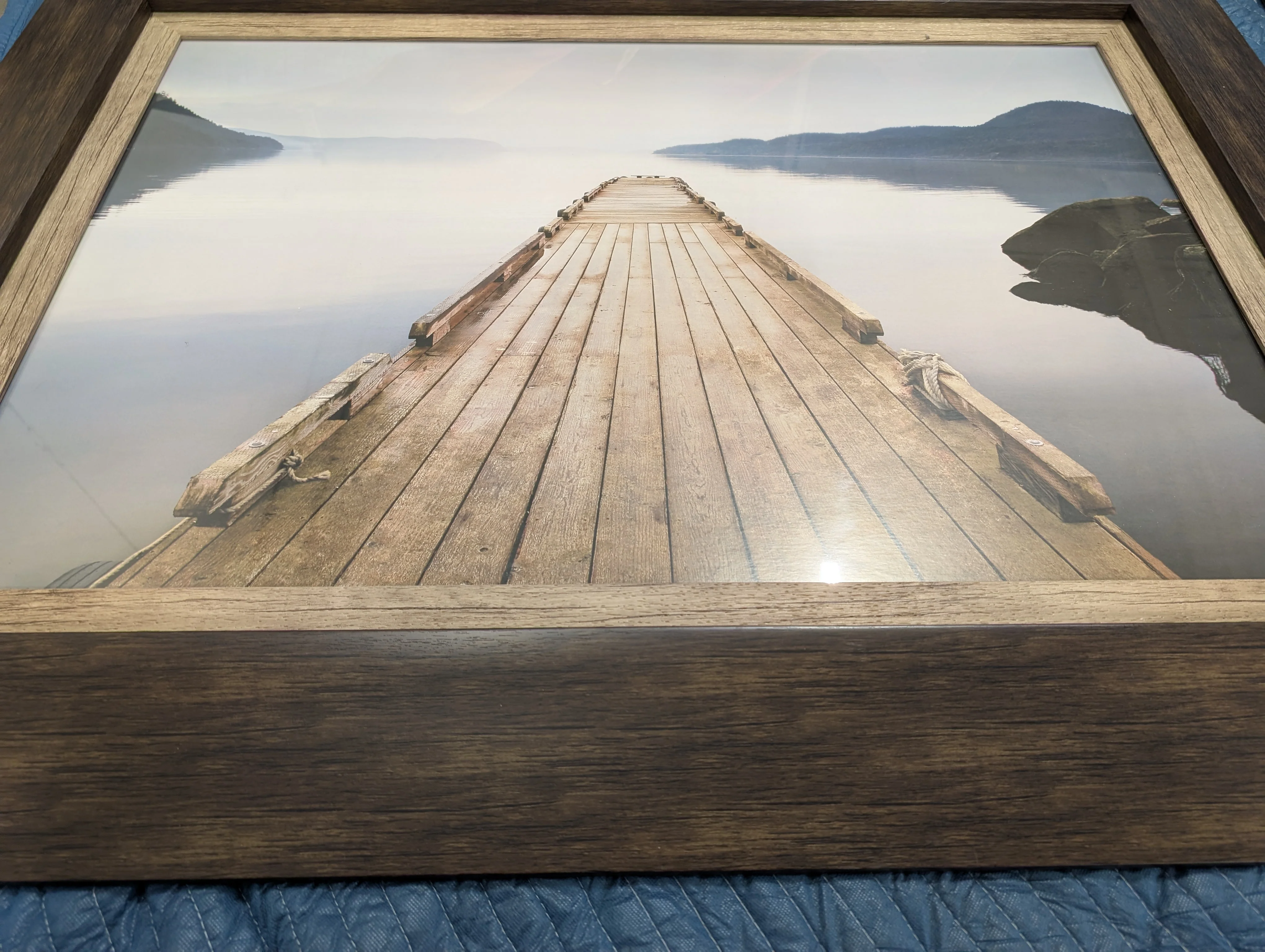 Wooden Framed Dock Landscape - Image 2