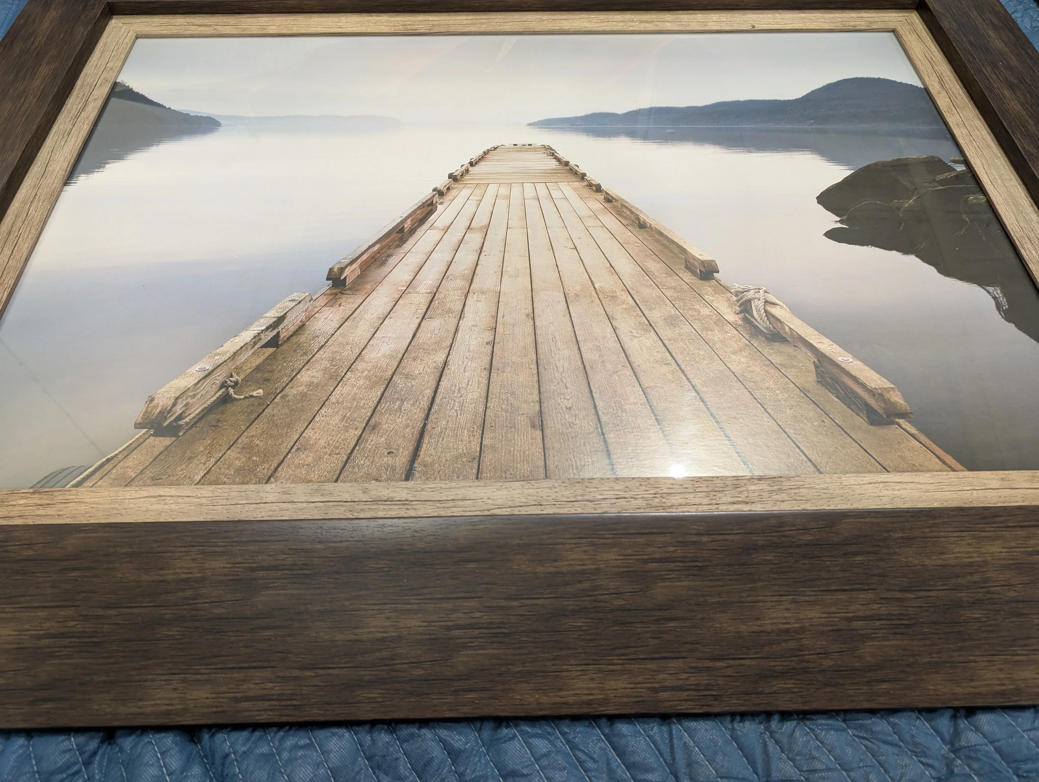 Wooden Framed Dock Landscape - Image 3