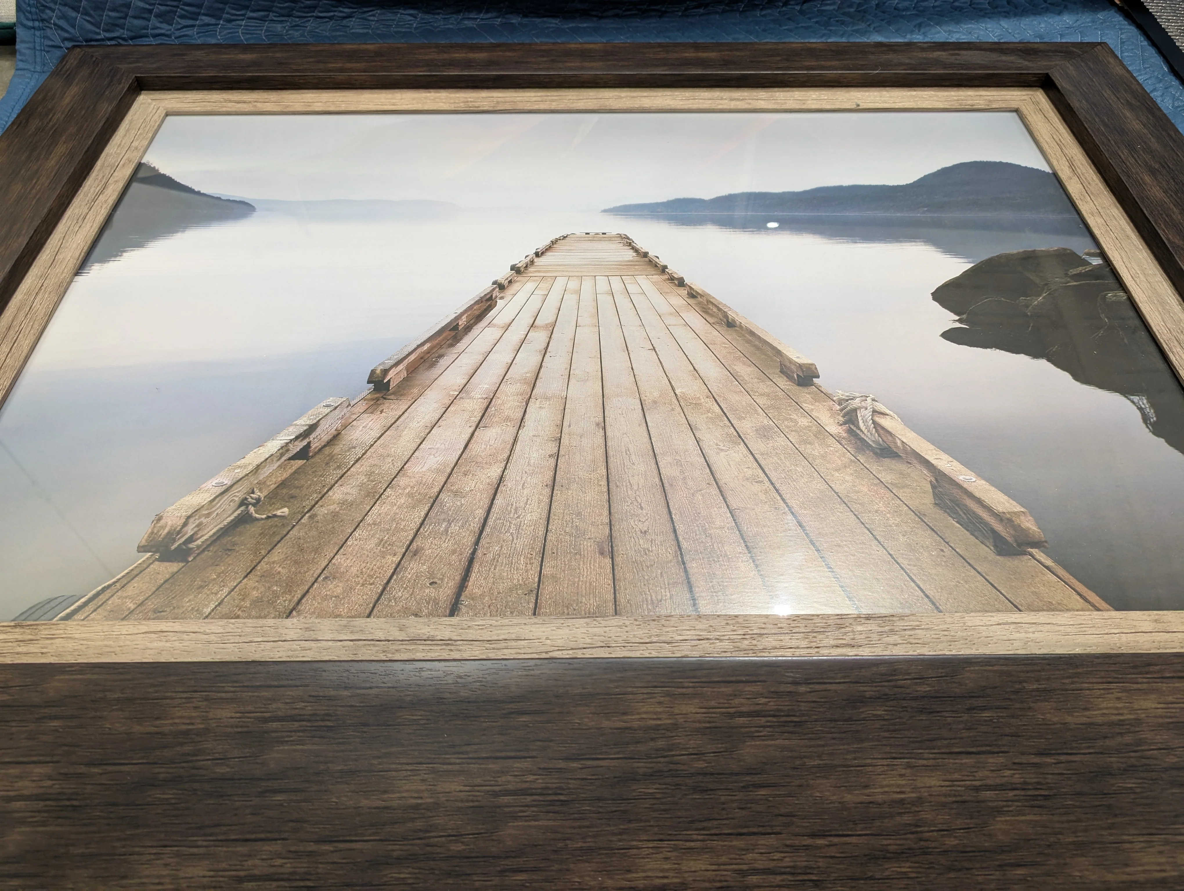 Wooden Framed Dock Landscape - Image 4