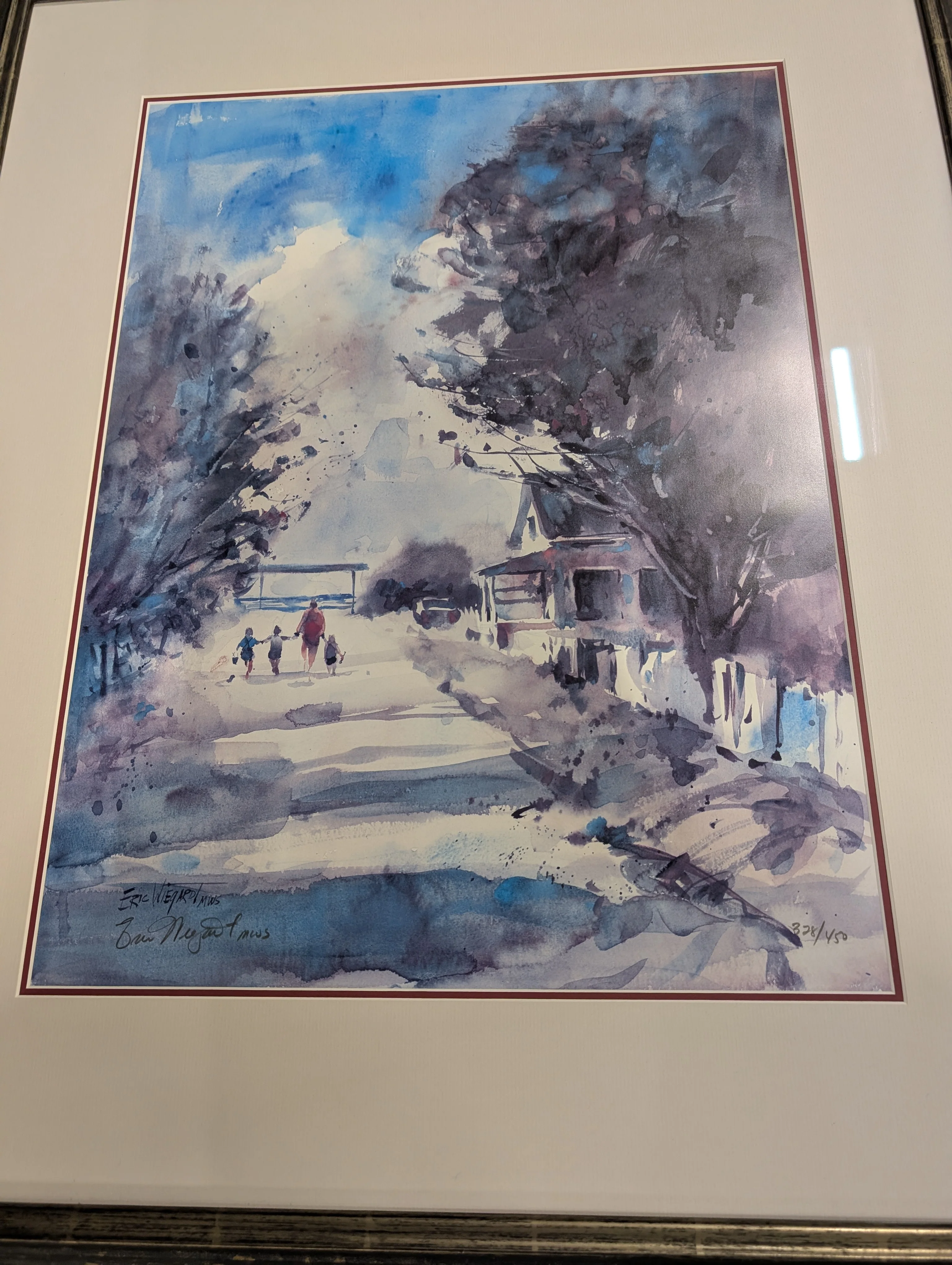 Serene Landscape Framed Wall Art Print