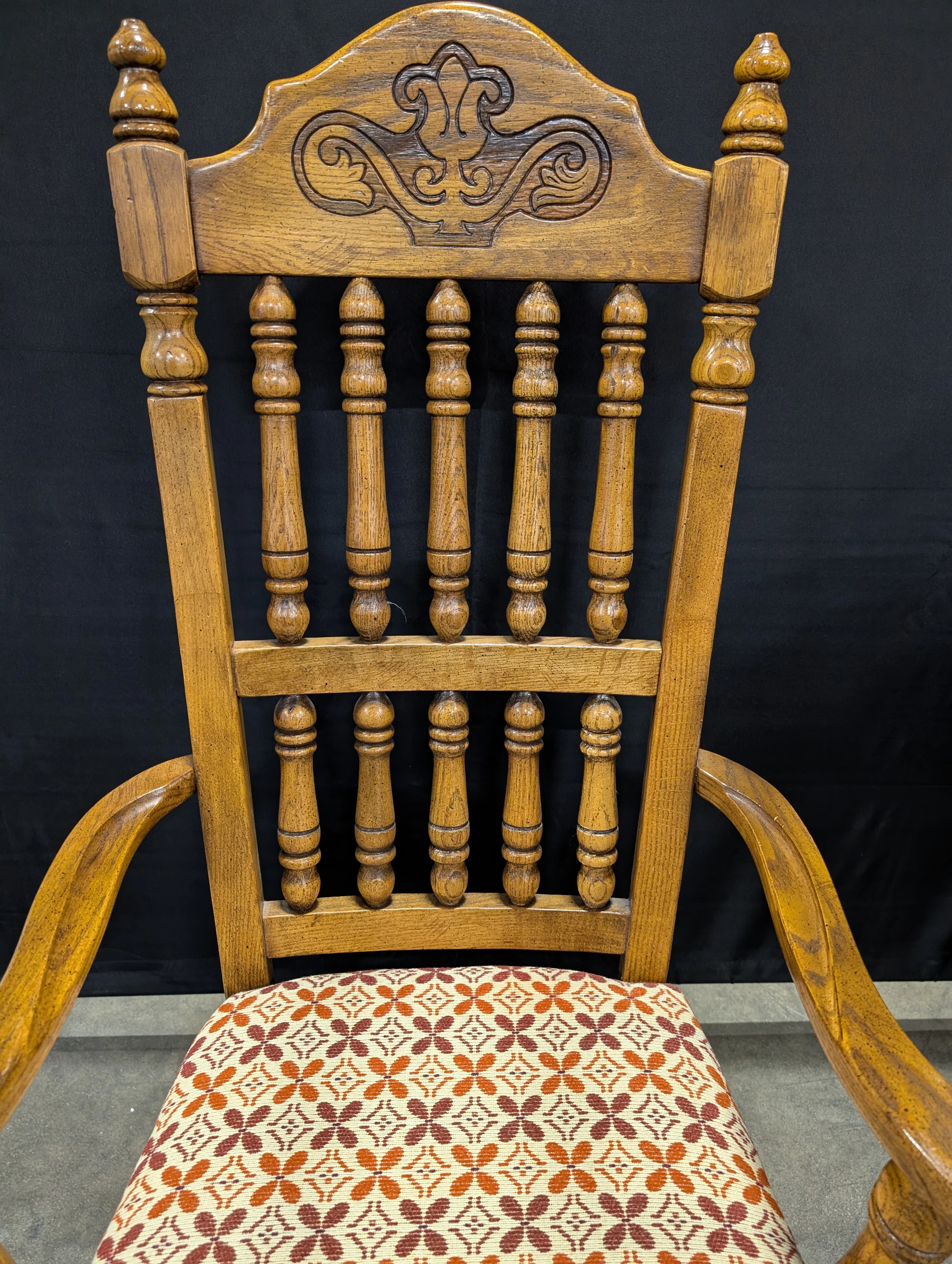 American Drew Oak Dining Room Chairs Dining Set - Image 3