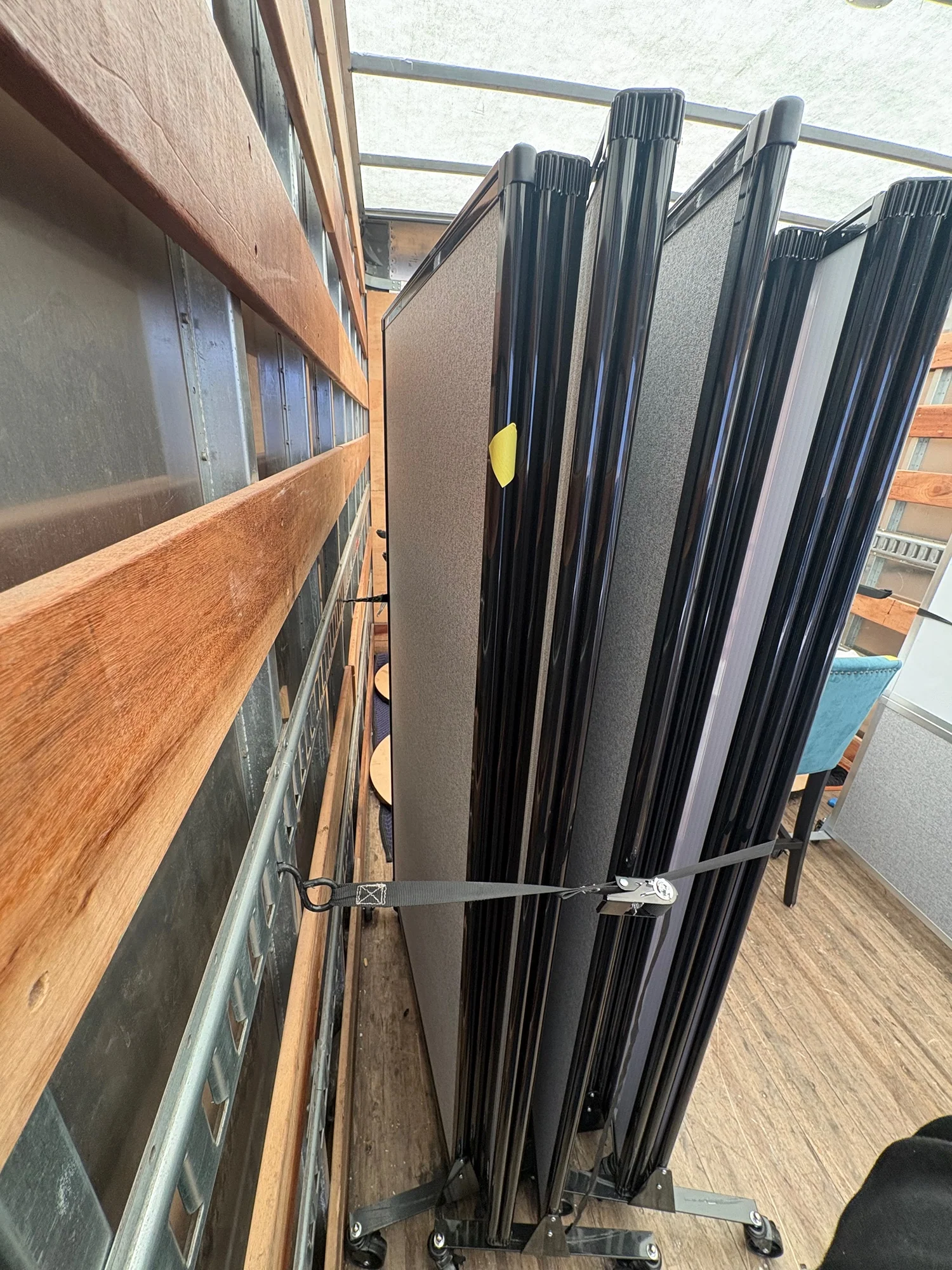 Mobile Gray Fabric Office Partitions