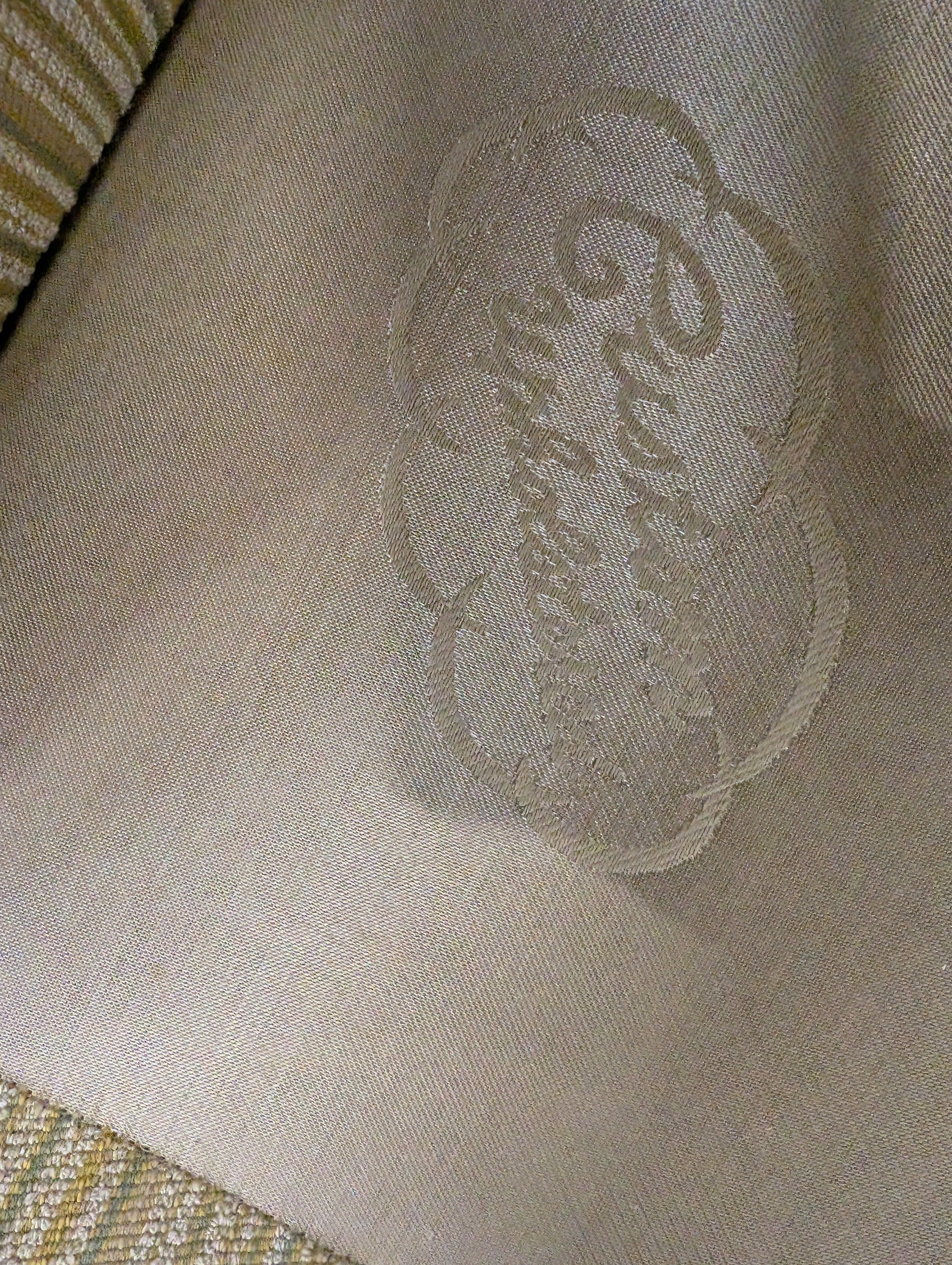 Textured Striped Upholstered Armchair - Image 3
