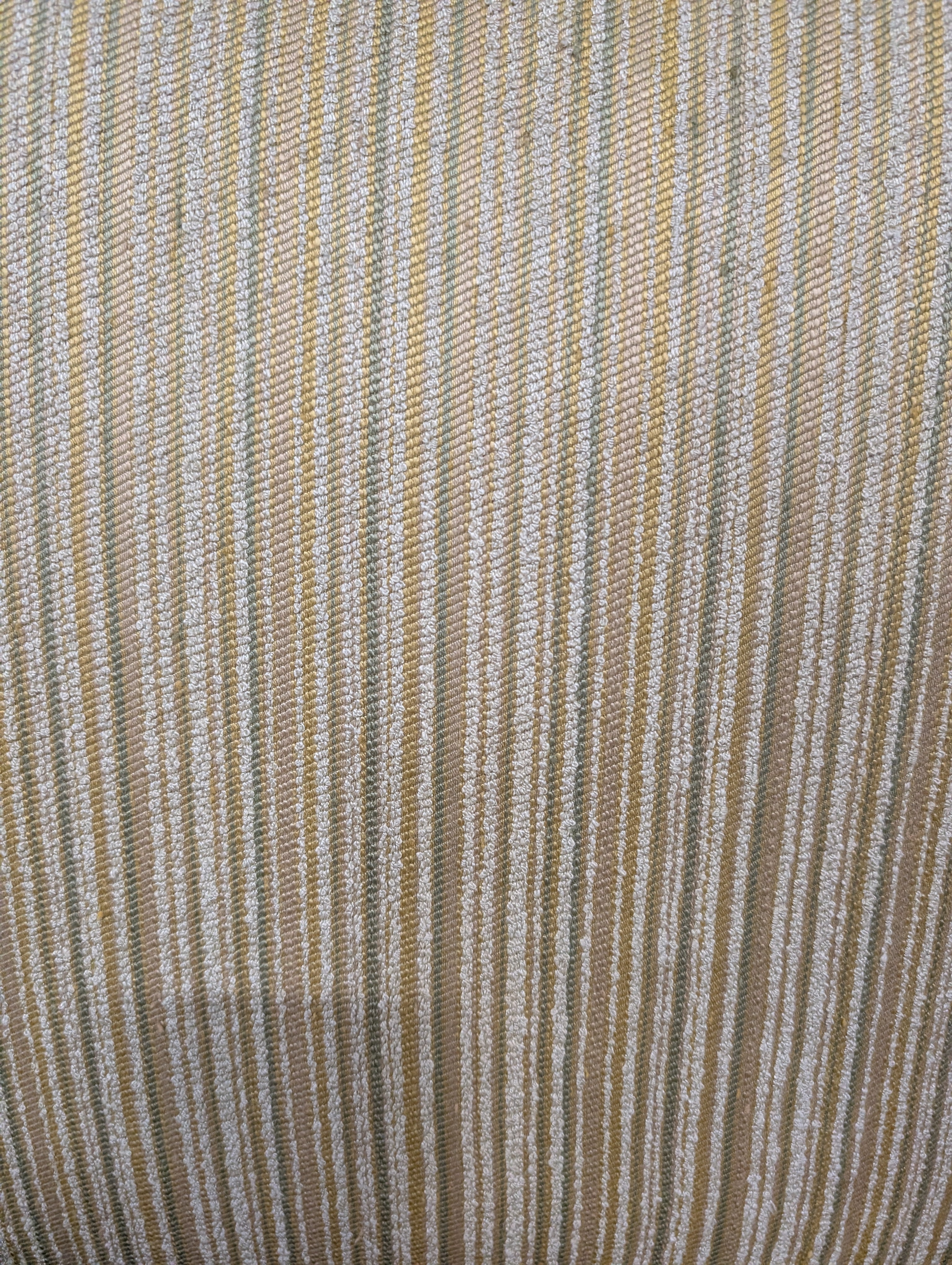 Textured Striped Upholstered Armchair - Image 4