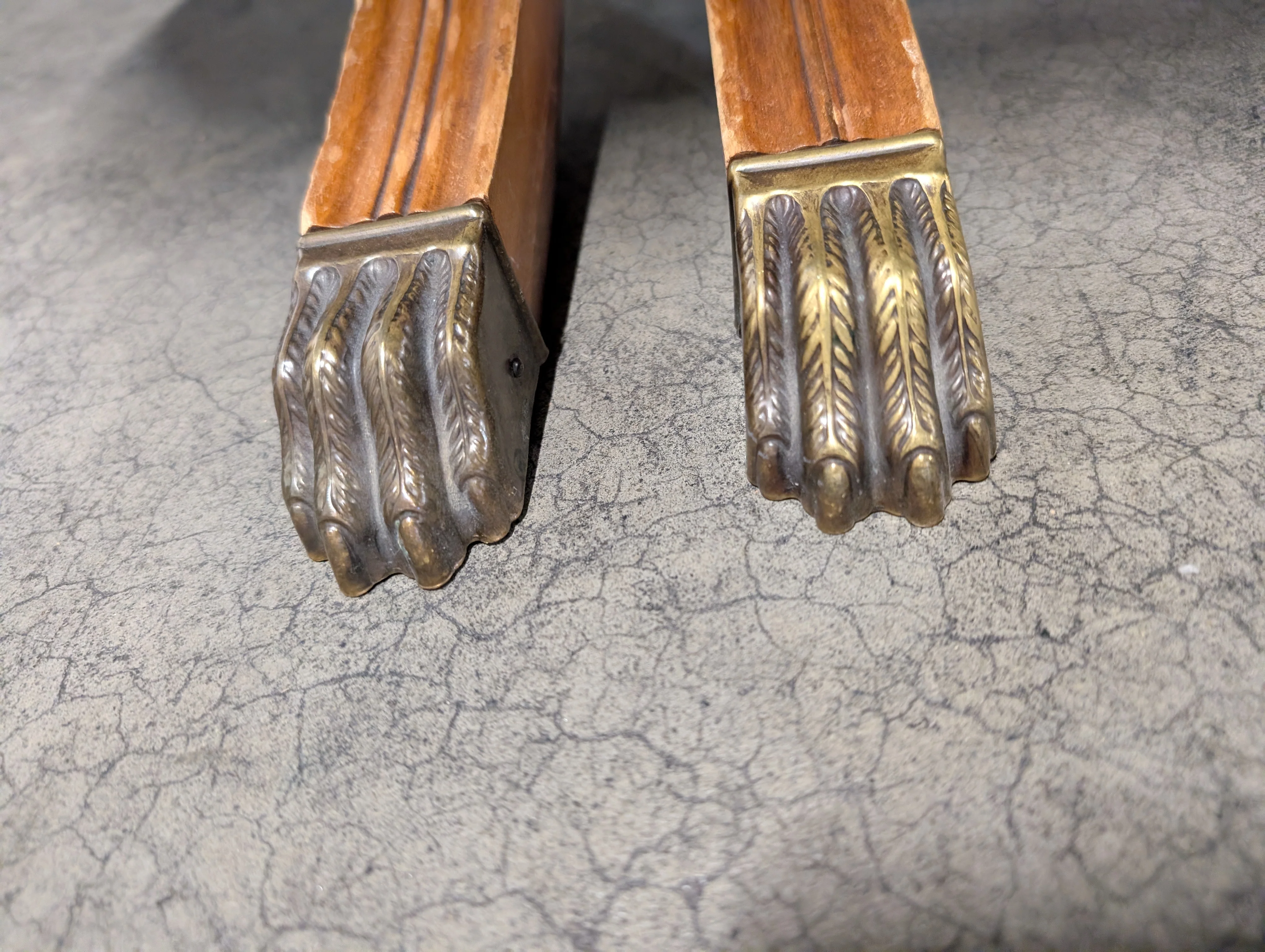 Wooden Dining Table with Claw Feet - Image 4