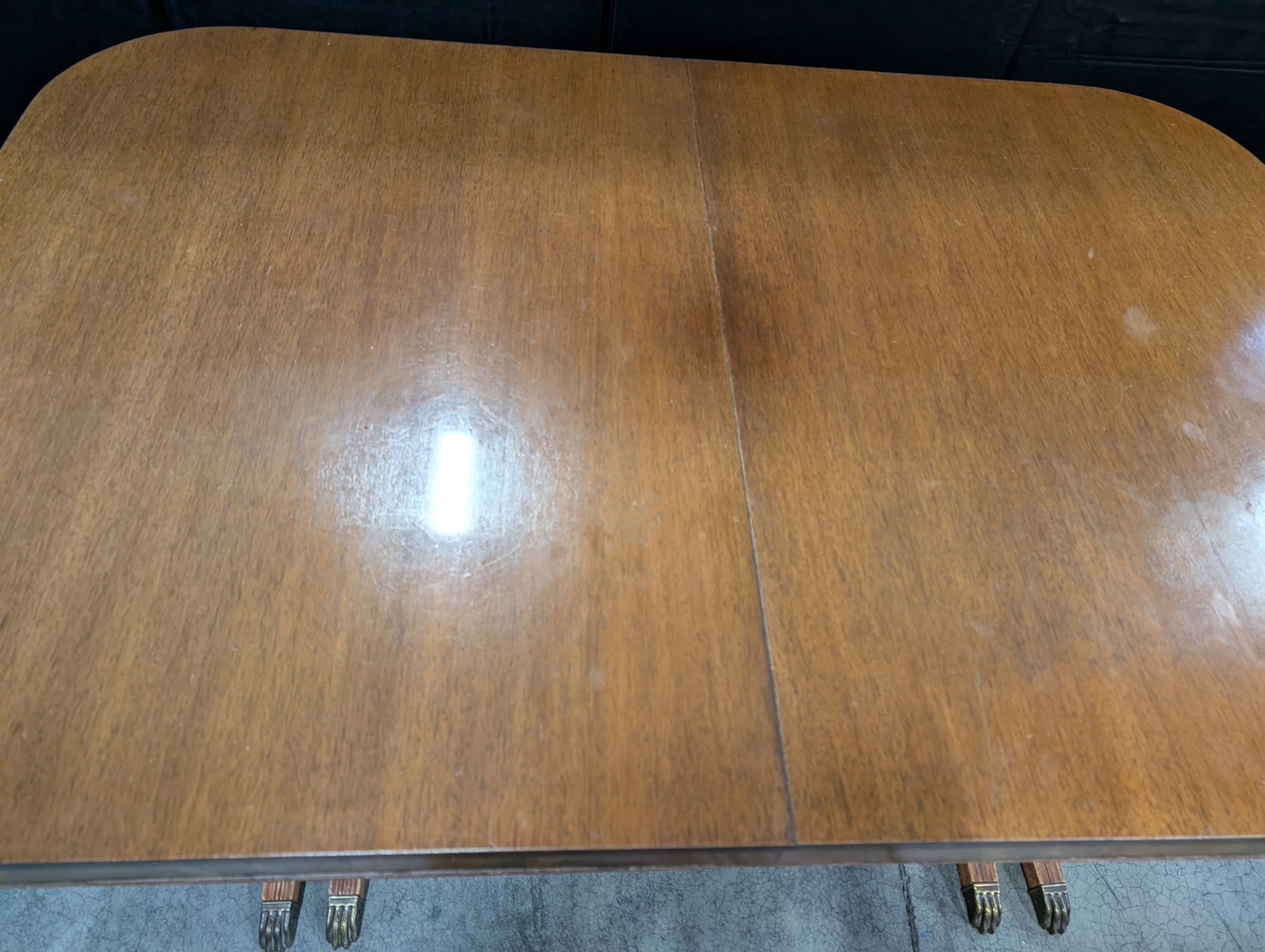 Wooden Dining Table with Claw Feet - Image 7