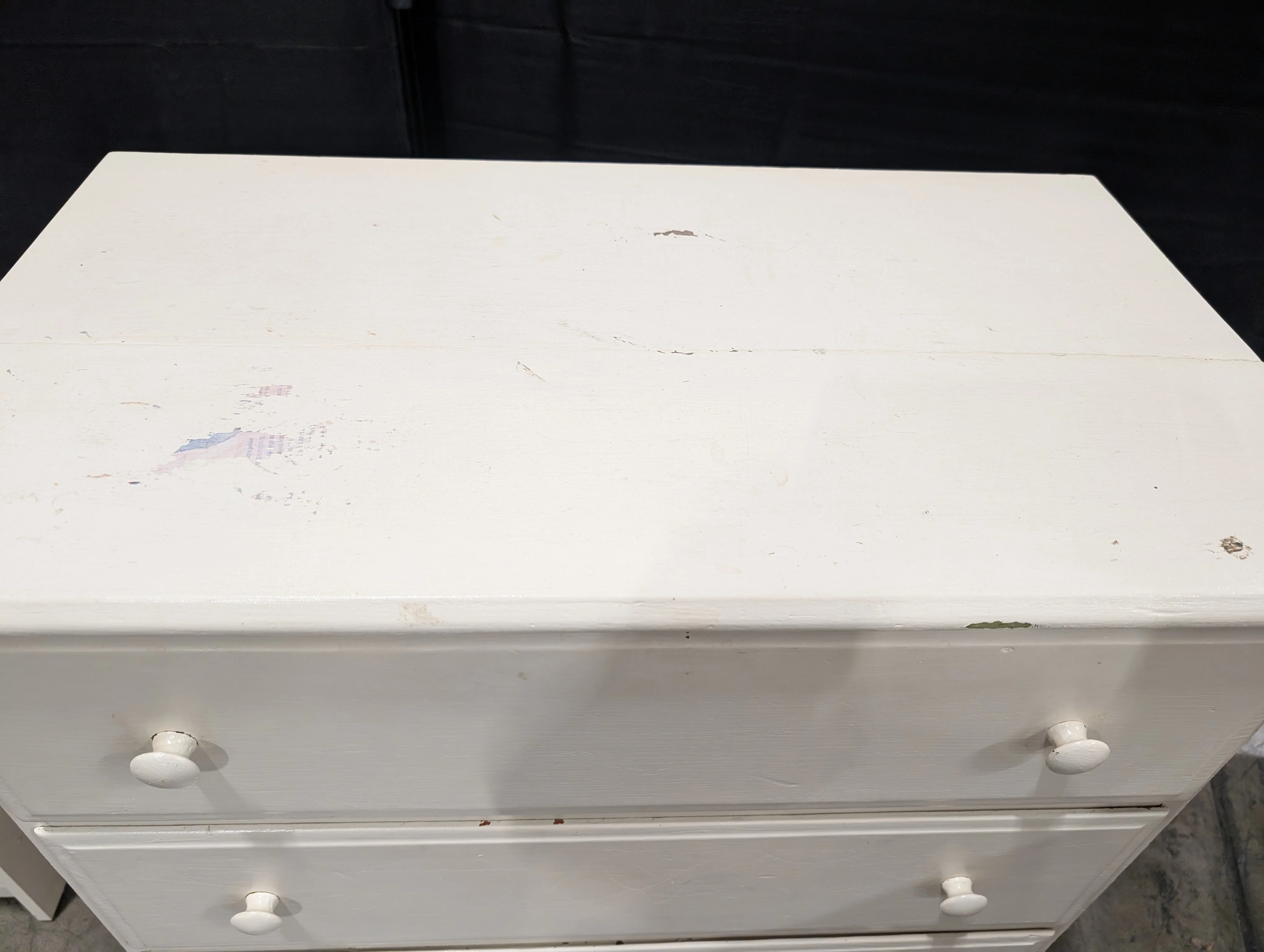 Off-White Four-Drawer Storage Dresser - Image 2