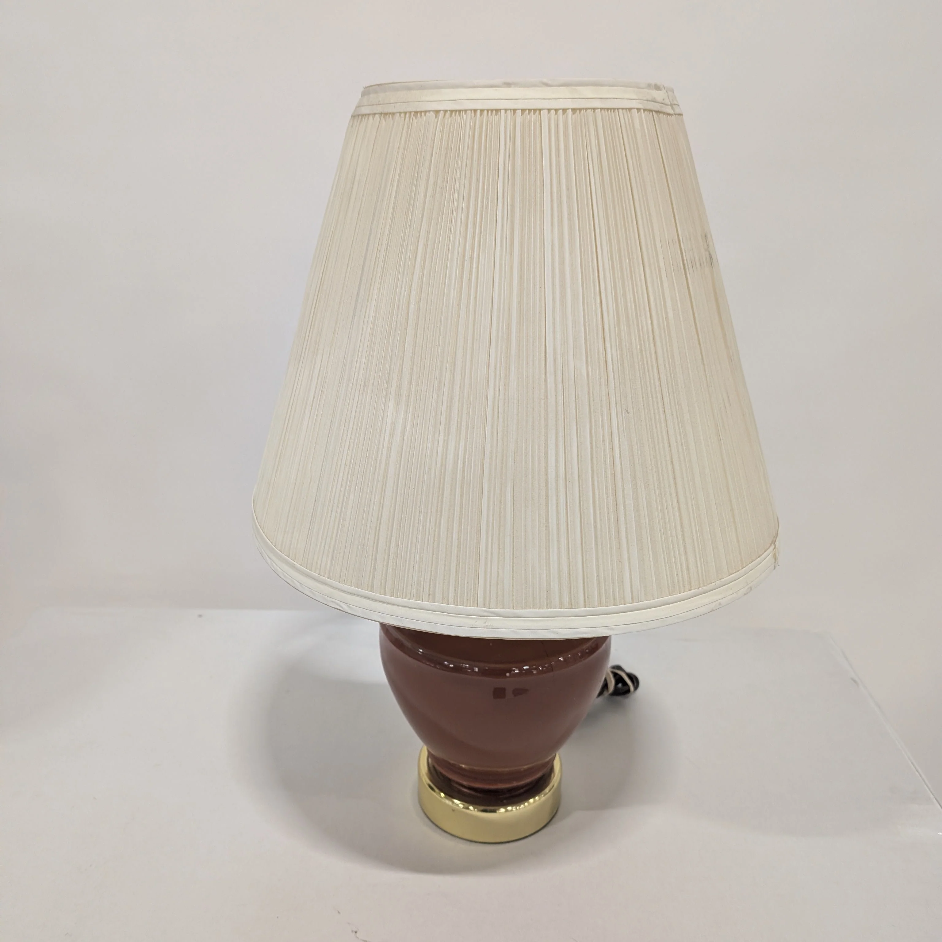 Classic Pleated Shade Table Lamp with Urn-Style Base