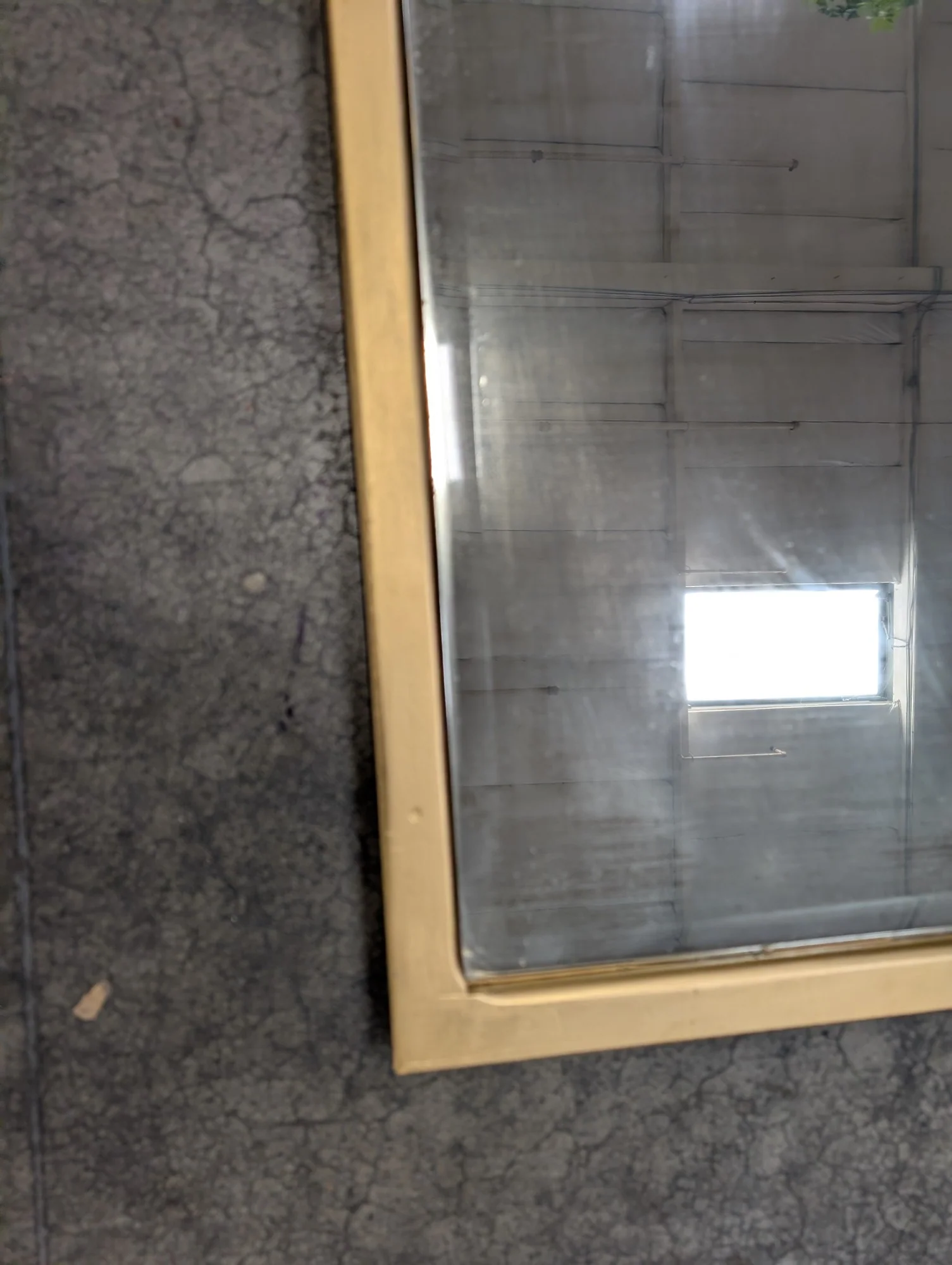 Rectangular Gold-Tone Wall Mirror - Image 4
