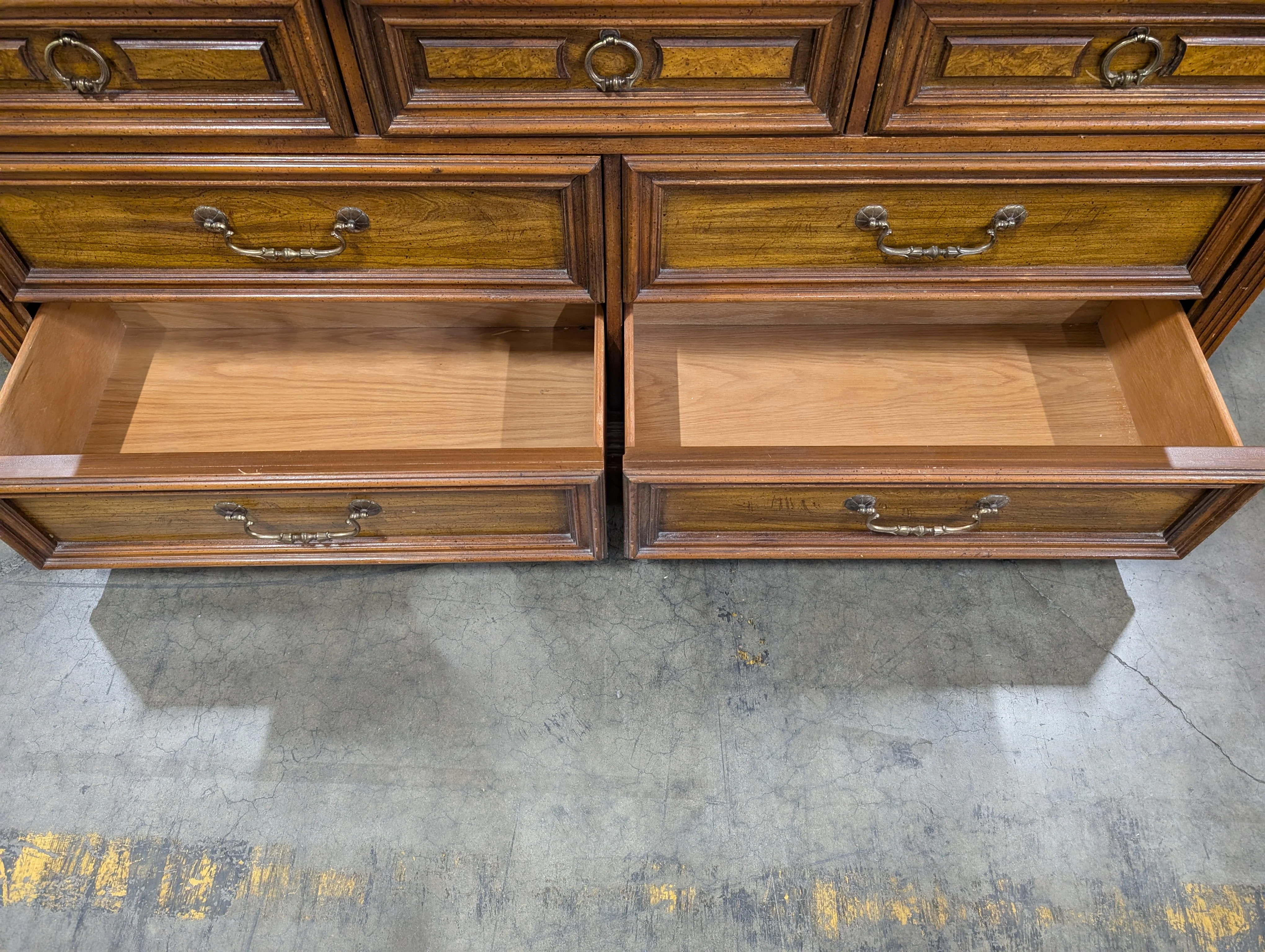 Traditional Dark Wood Seven-Drawer Dresser (NO MIRROR) - Image 2