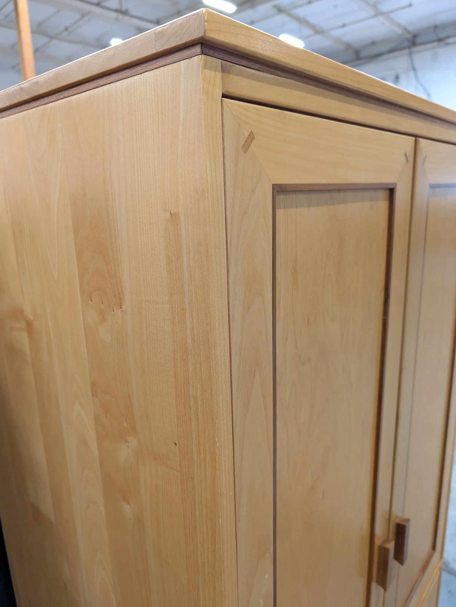 Wood Castle Corvallis 2000 Handcrafted Solid Wood Armoire with Cedar Drawers - Image 2