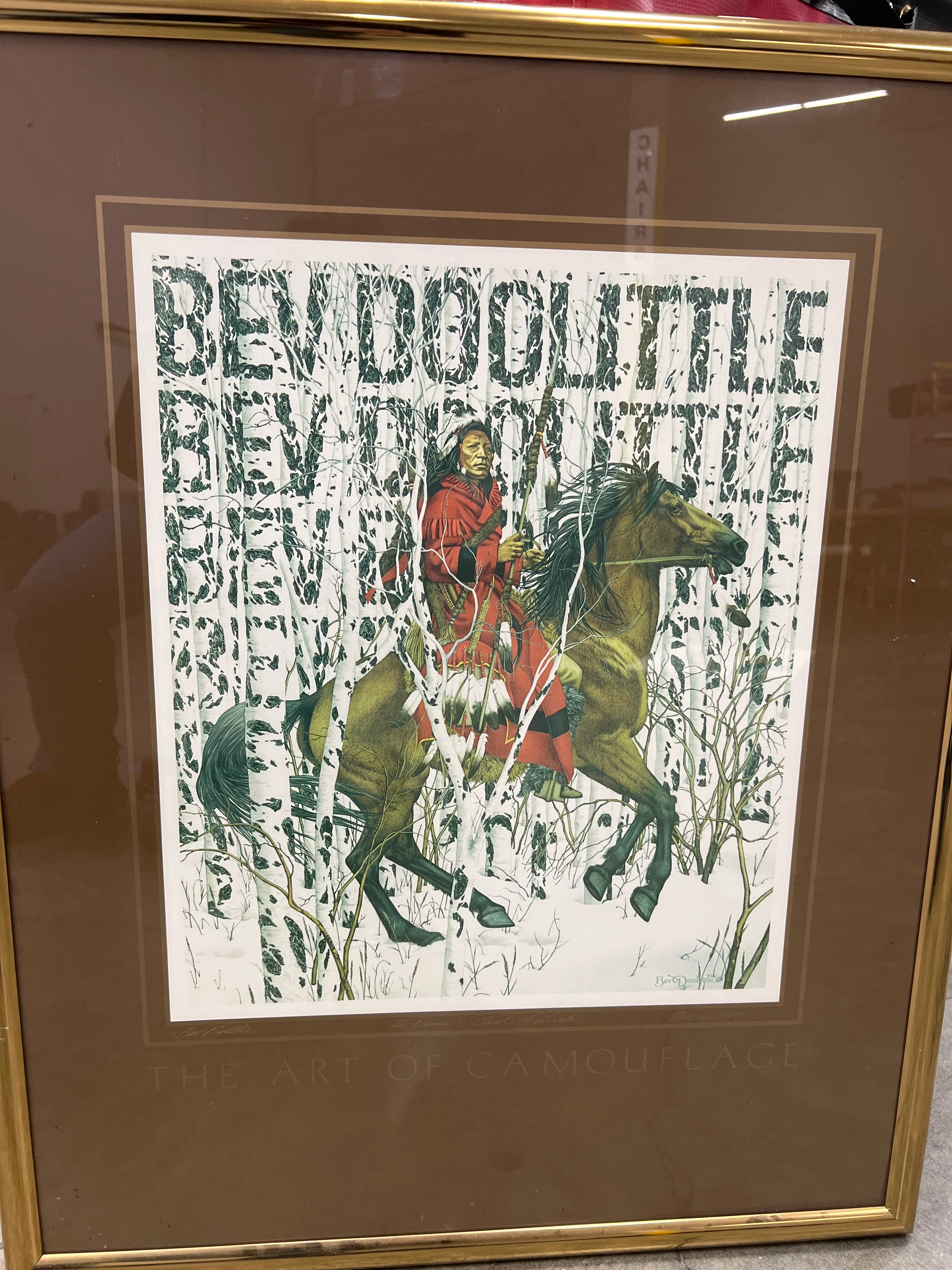 Bev Doolittle 'The Forest Has Eyes' Framed Art Print - Image 2