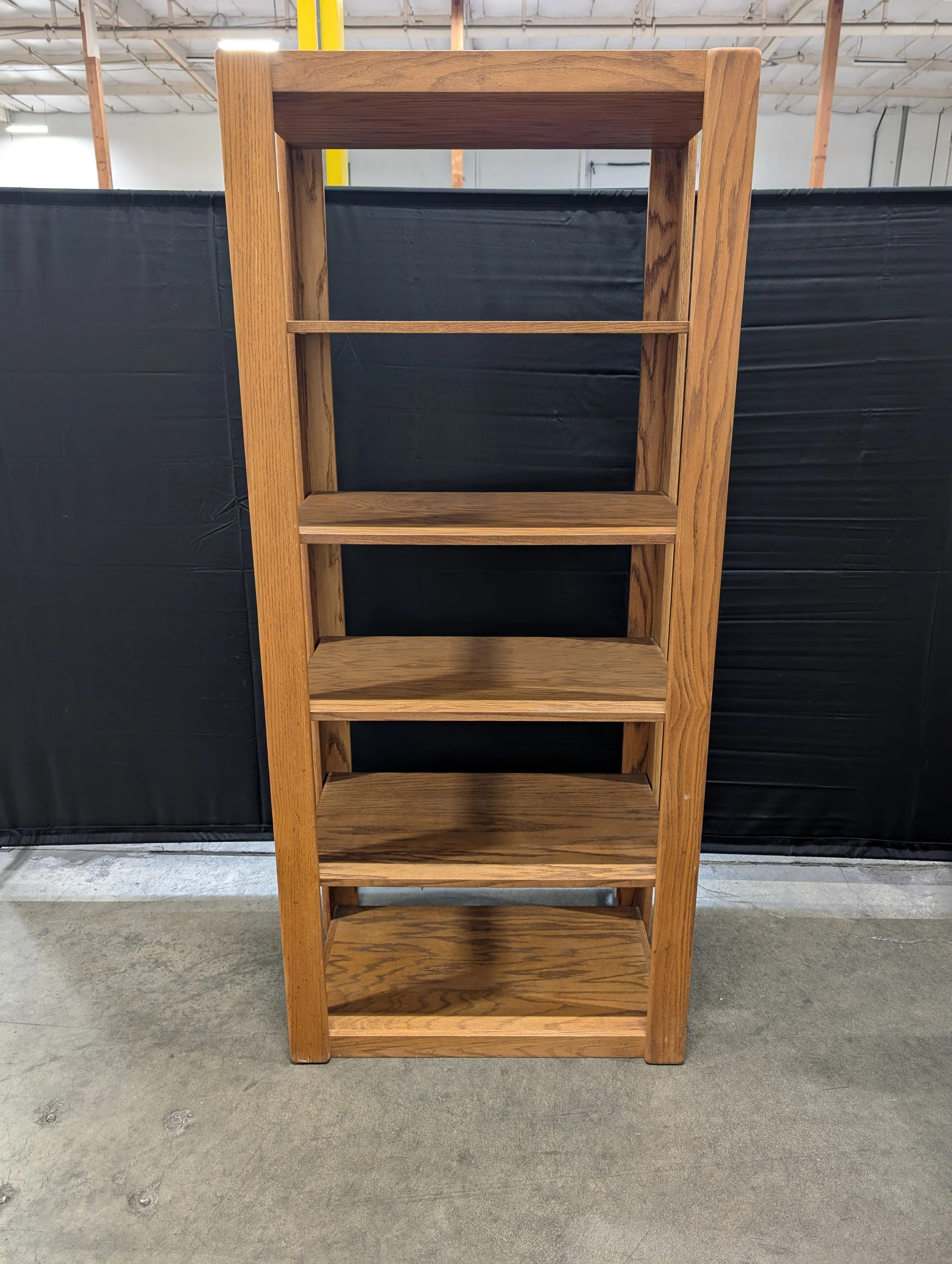 Five-Tier Wooden Display Shelf Unit - Image 3