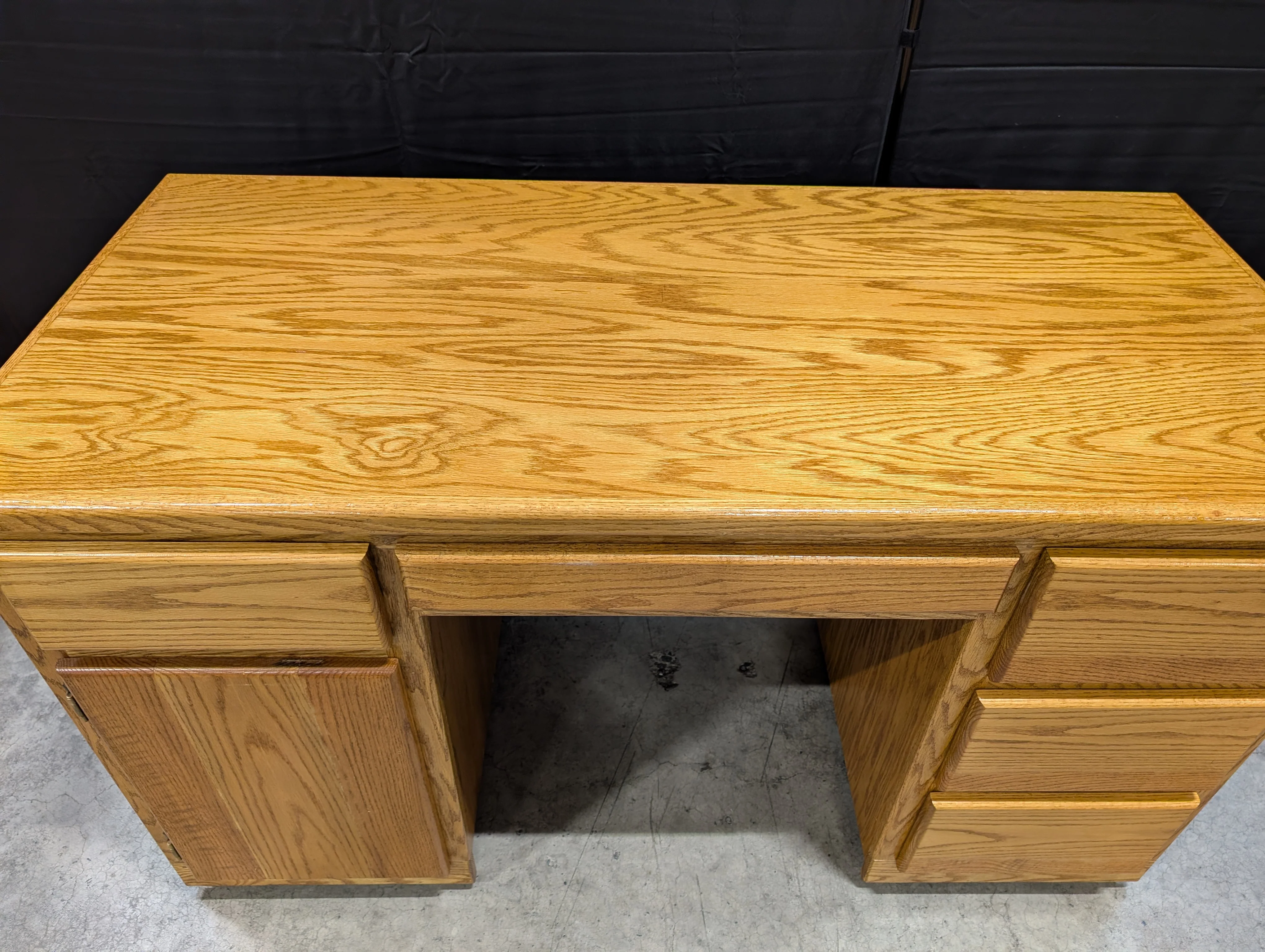 Solid Oak Desk - Image 4