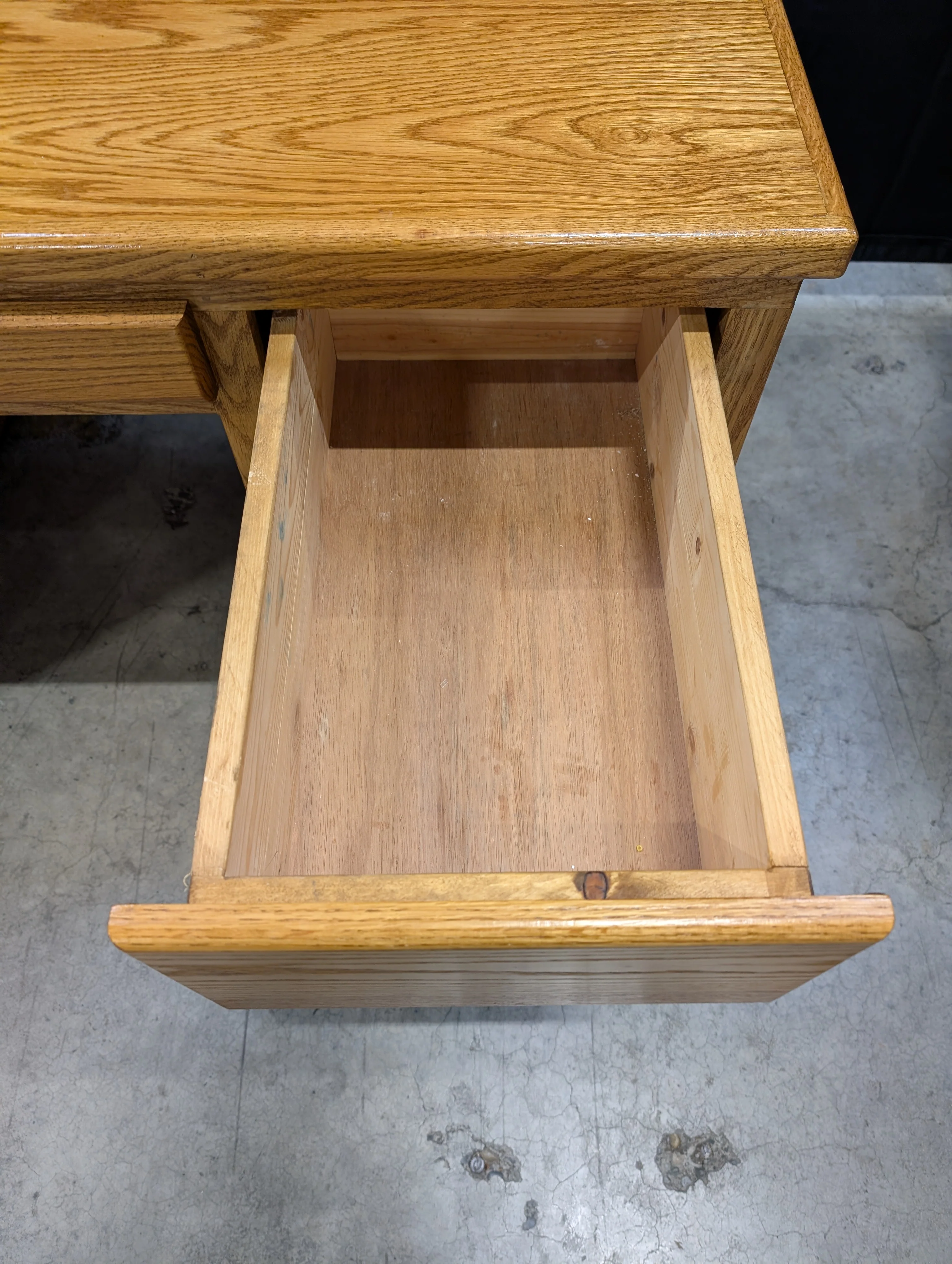 Solid Oak Desk - Image 6