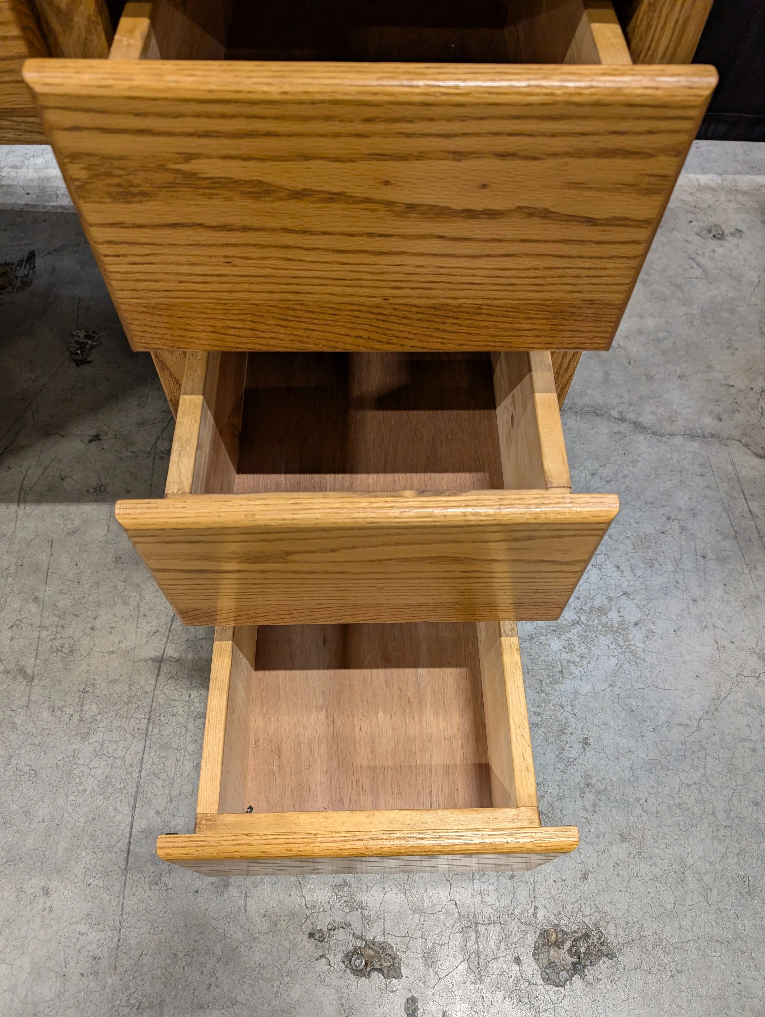 Solid Oak Desk - Image 7