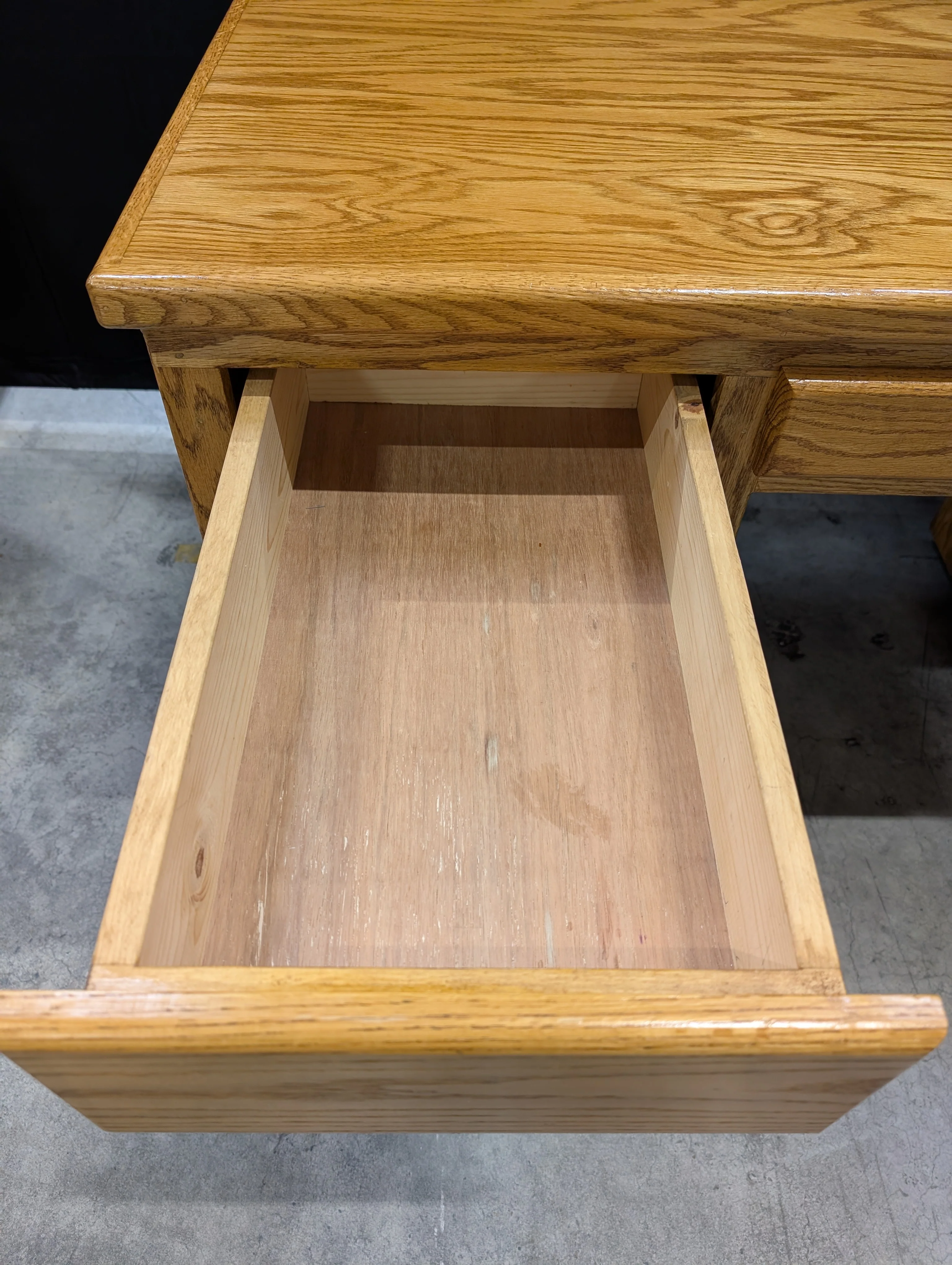 Solid Oak Desk - Image 9