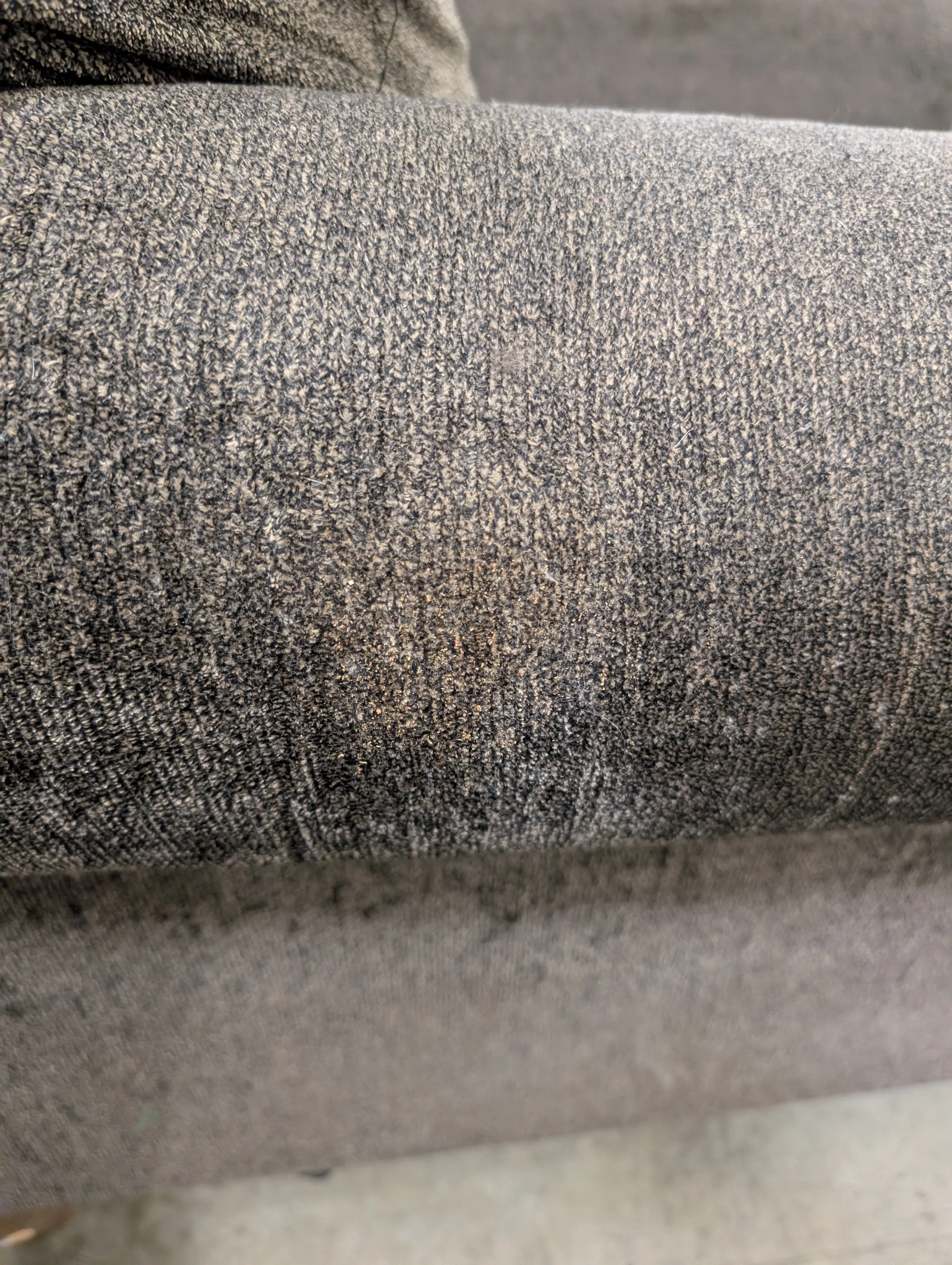 Used Club Chair and Ottoman Set with Nailhead Trim - Image 13