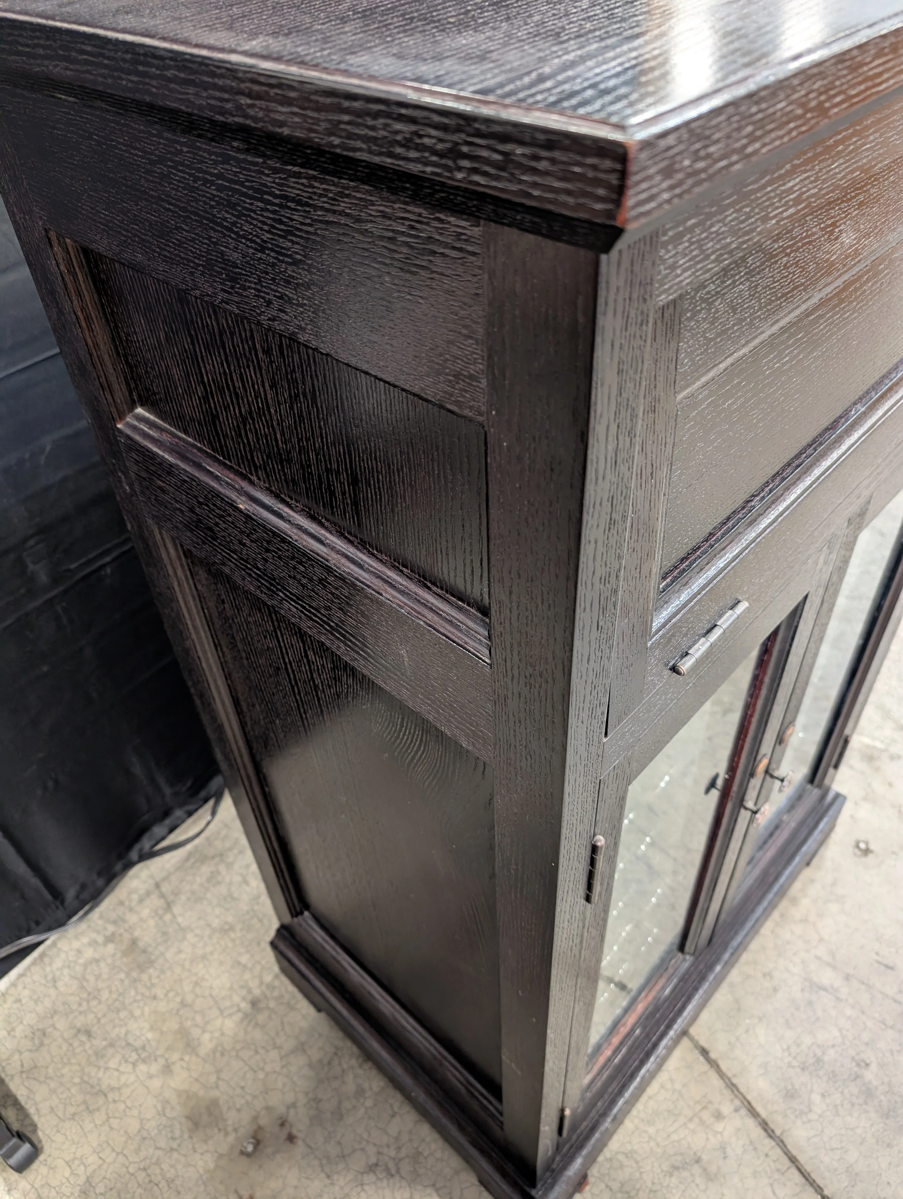 WineEnthusiast Dark Wood Cabinet - Image 8