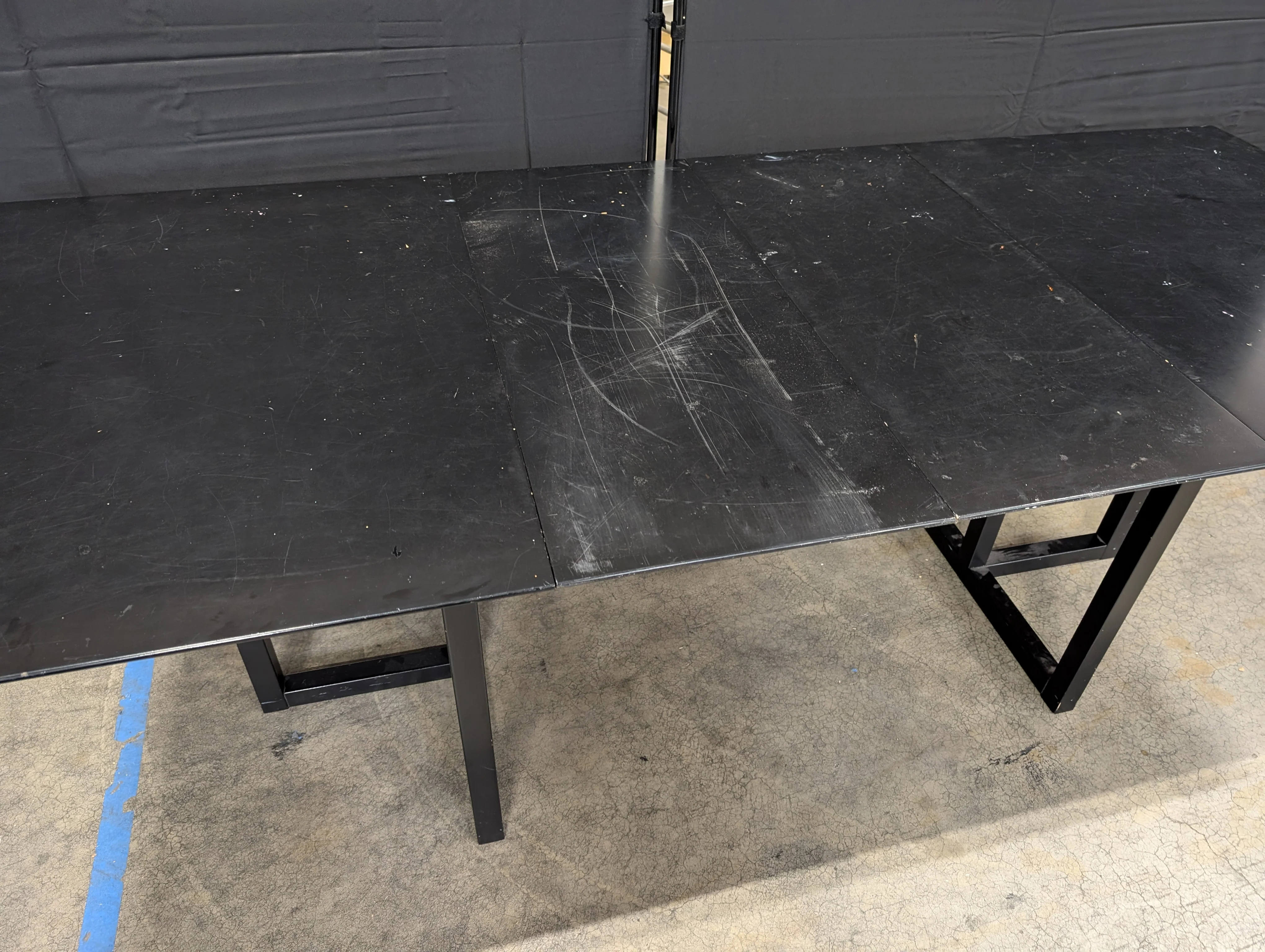 Used Black Rectangular Dining table - Image 3