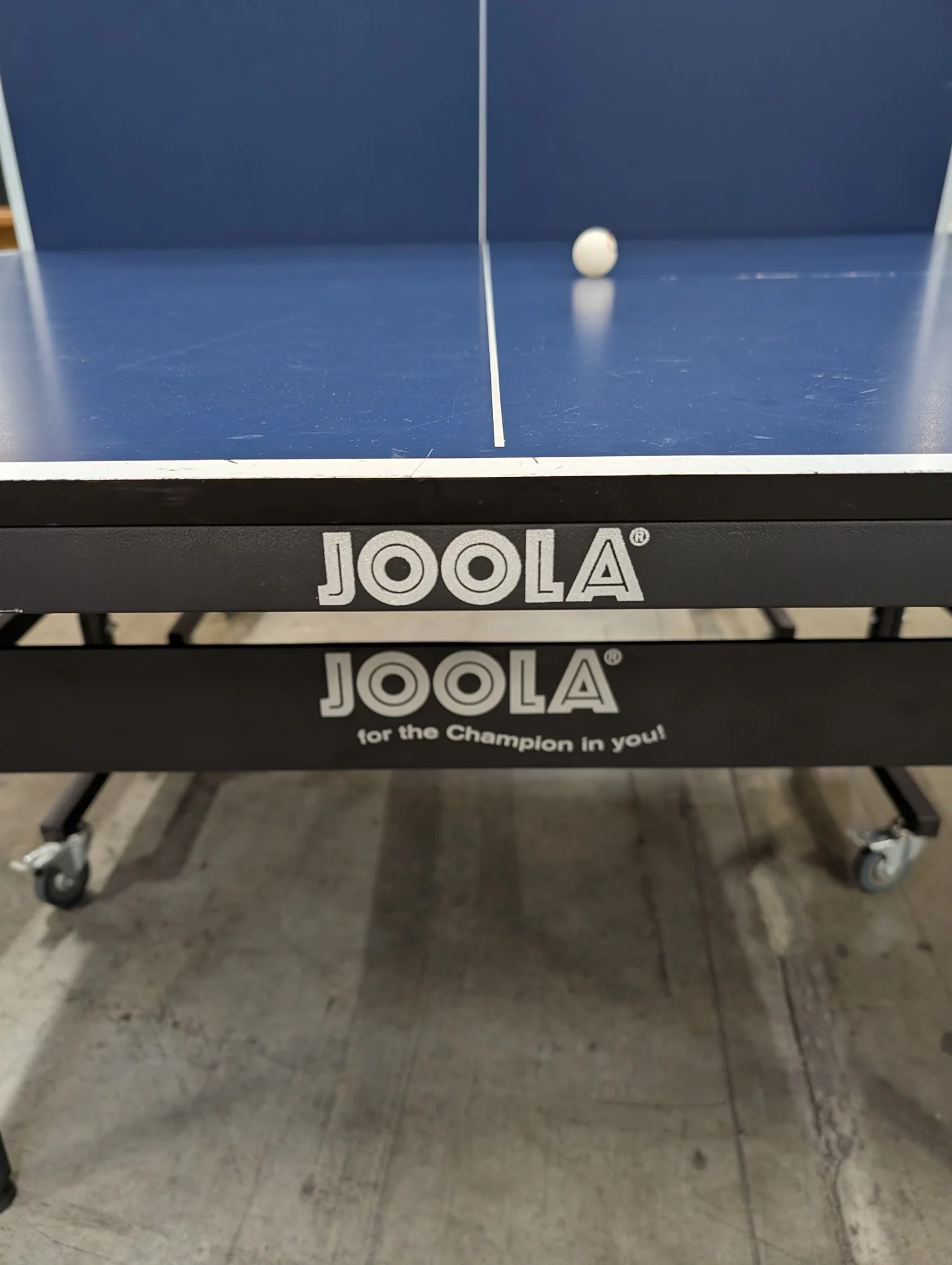 JOOLA Professional Indoor Table Tennis Table with Casters