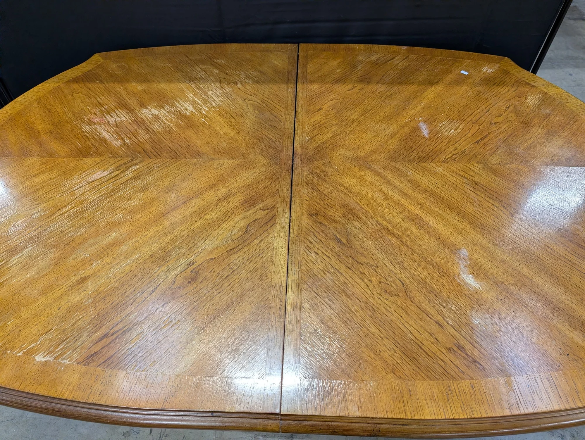 Classic Oval Wood Pedestal Dining Table - Image 5